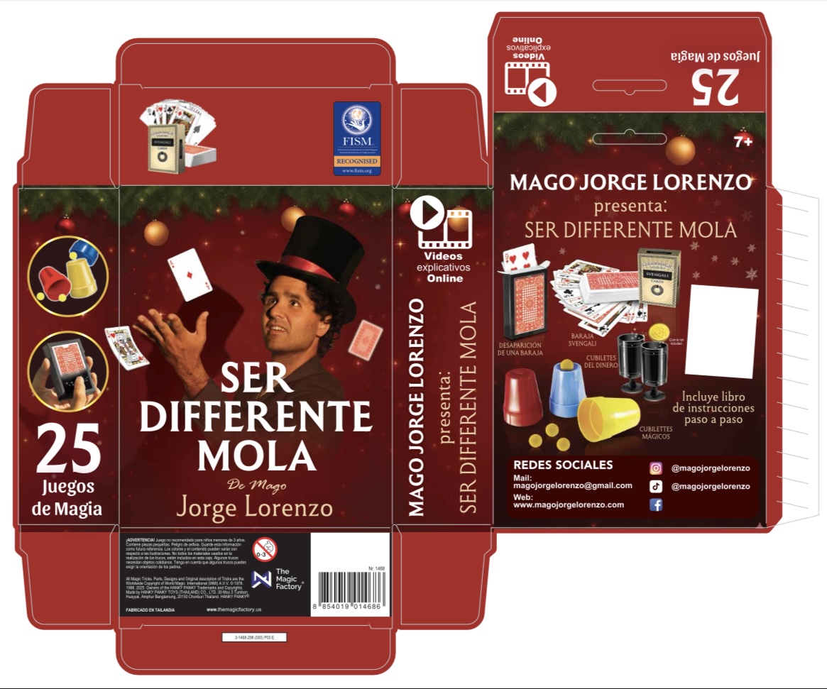 Caja de magia SER DIFFERENTE MOLA