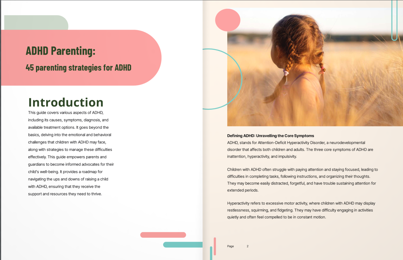 ADHD Parenting: 45 Parenting Strategies for ADHD