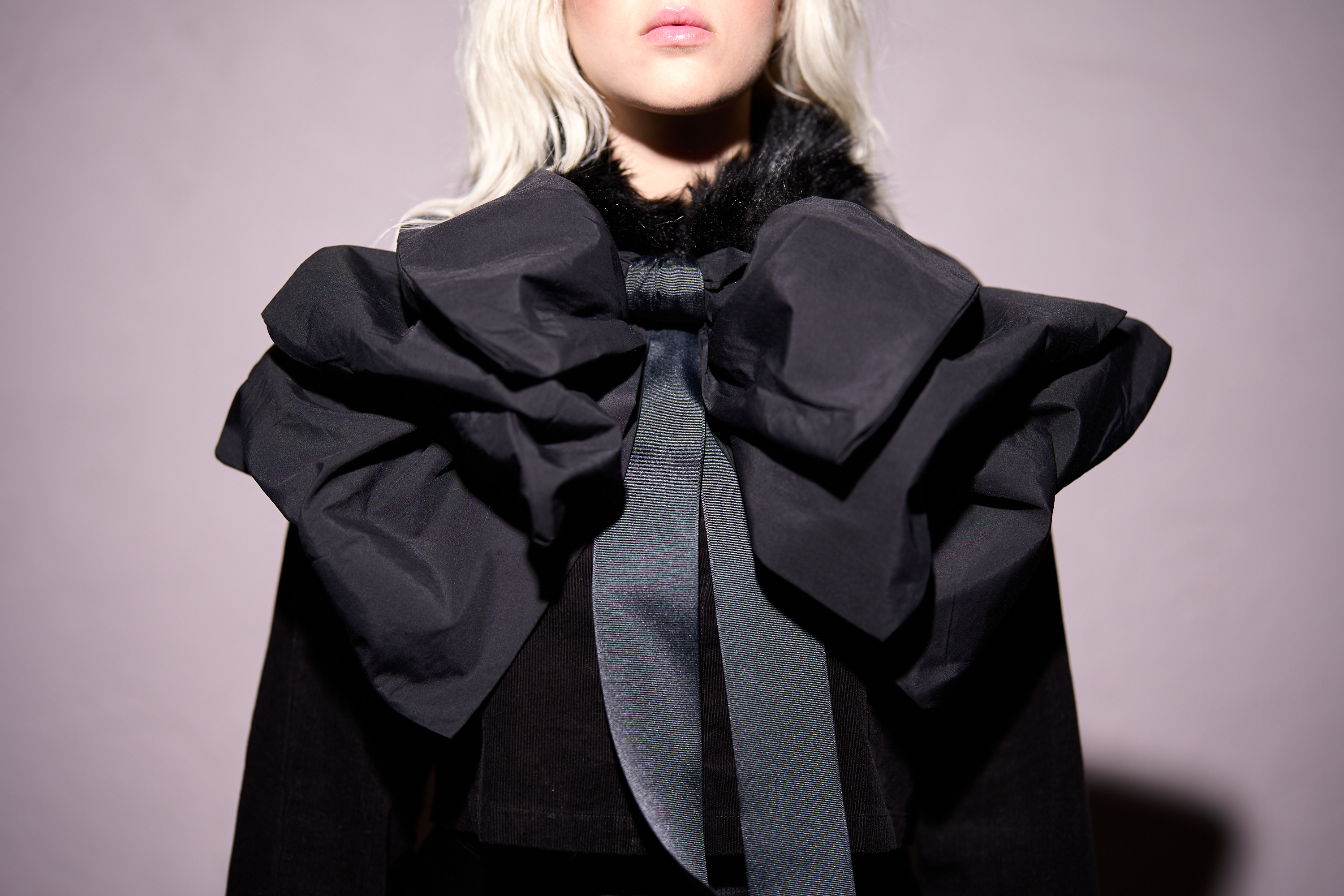 Claudia Ribbon Crop blouse