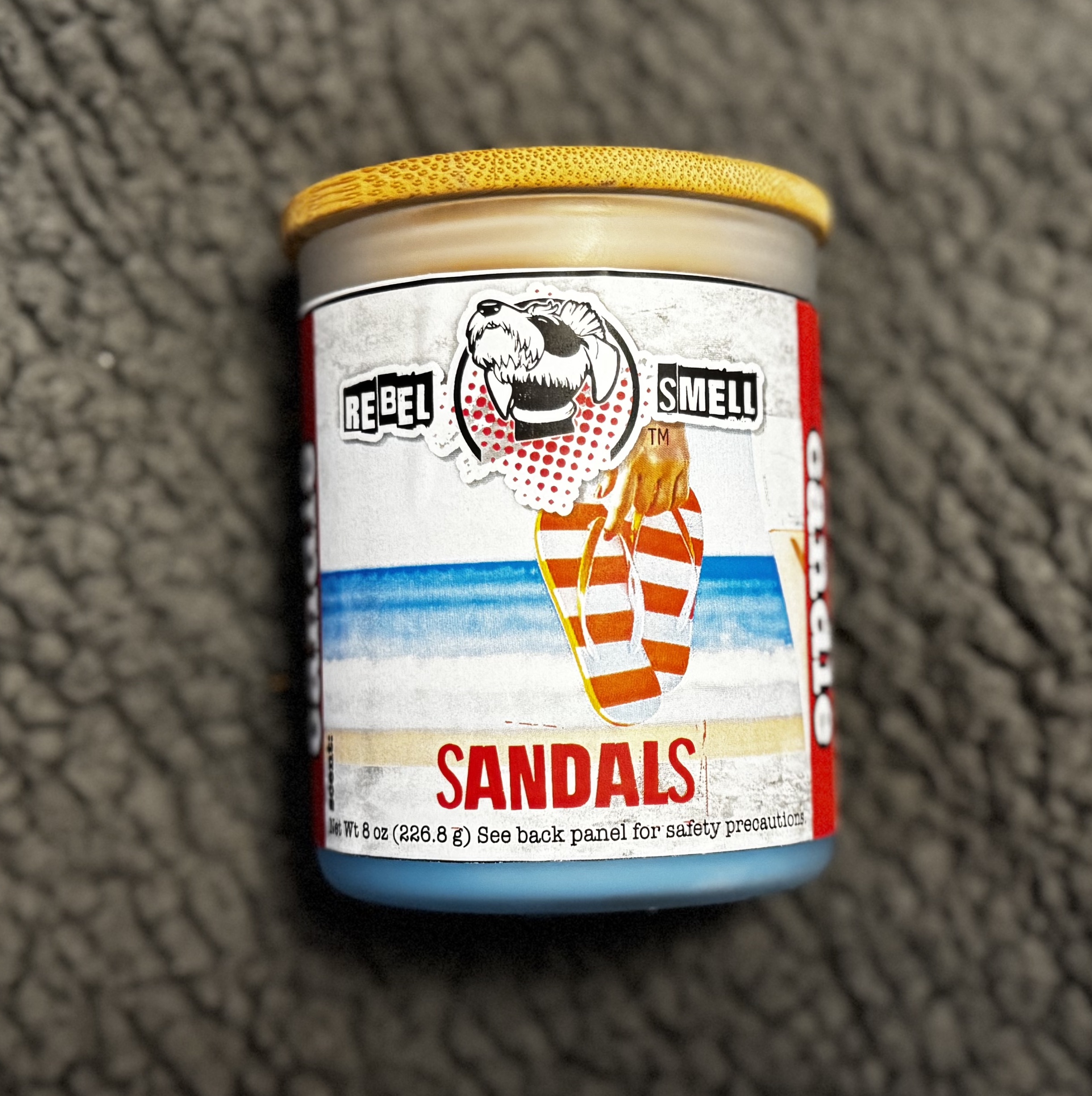 Luxury Scented Candle in Frosted Glass Jar