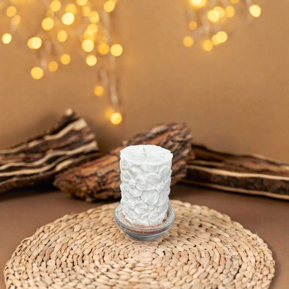Lace Collar Candles