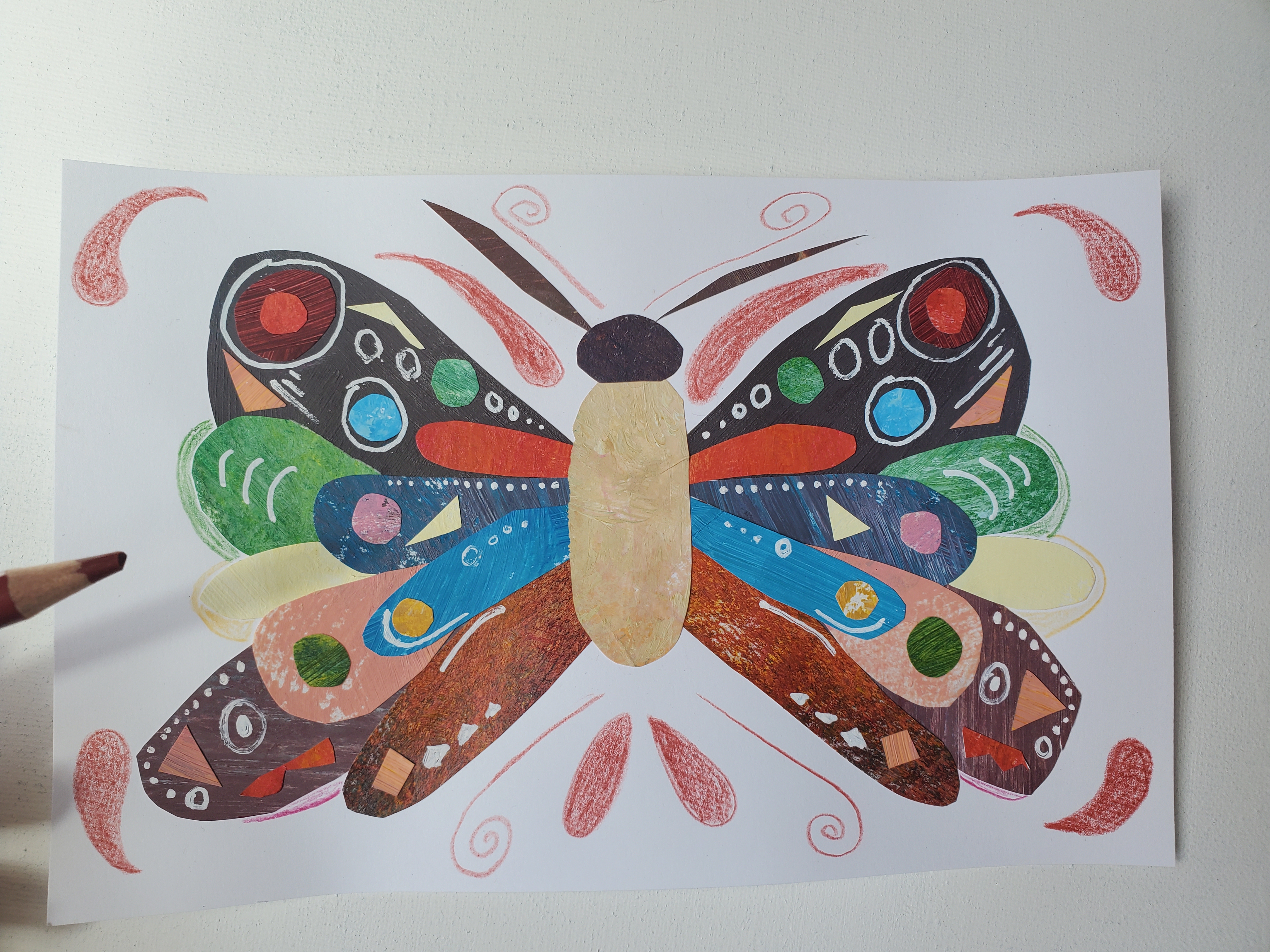 Eric Carle Inspired Collages