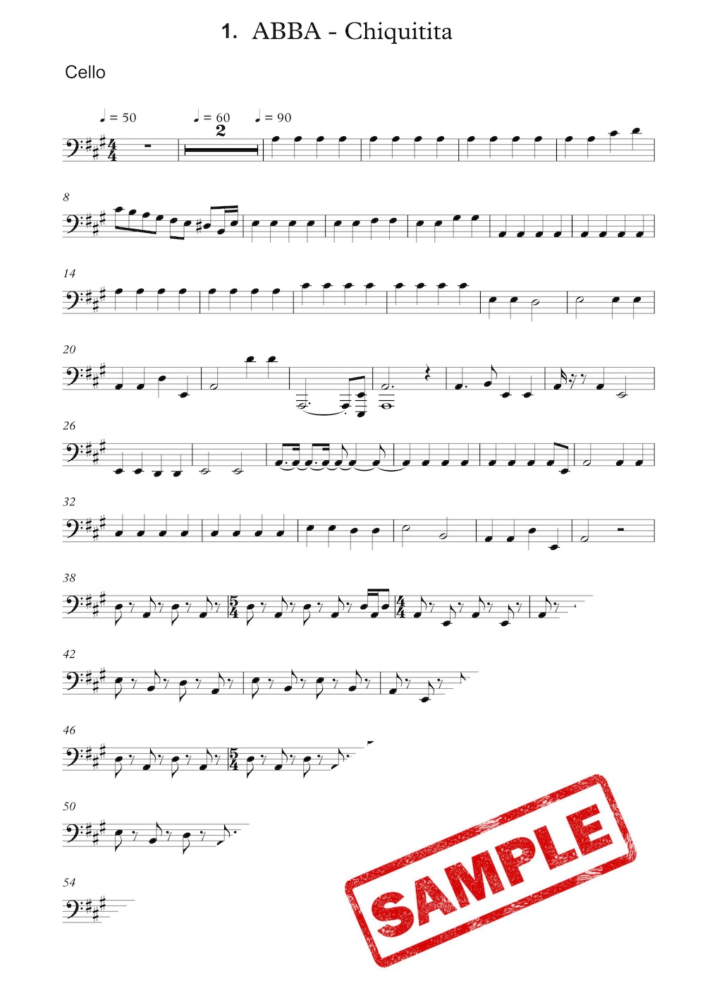 ABBA Album for Violin & Cello Duo, 9 best songs (+ Backing Tracks) 35 minutes duration.