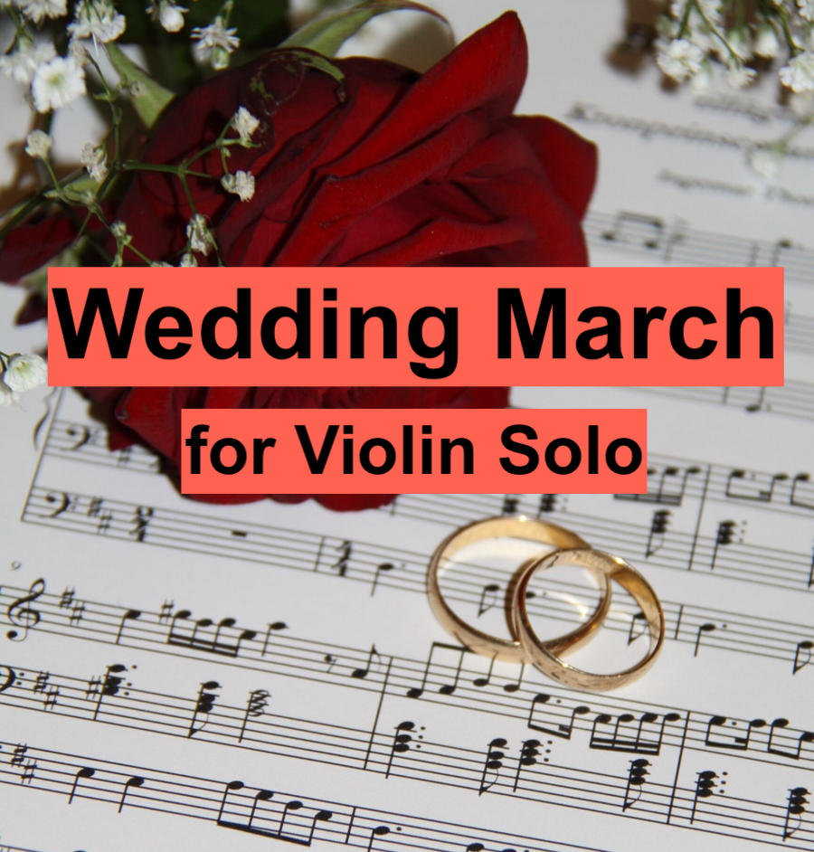 "Wedding March" Felix Mendelssohn for Violin Solo + Backing Track