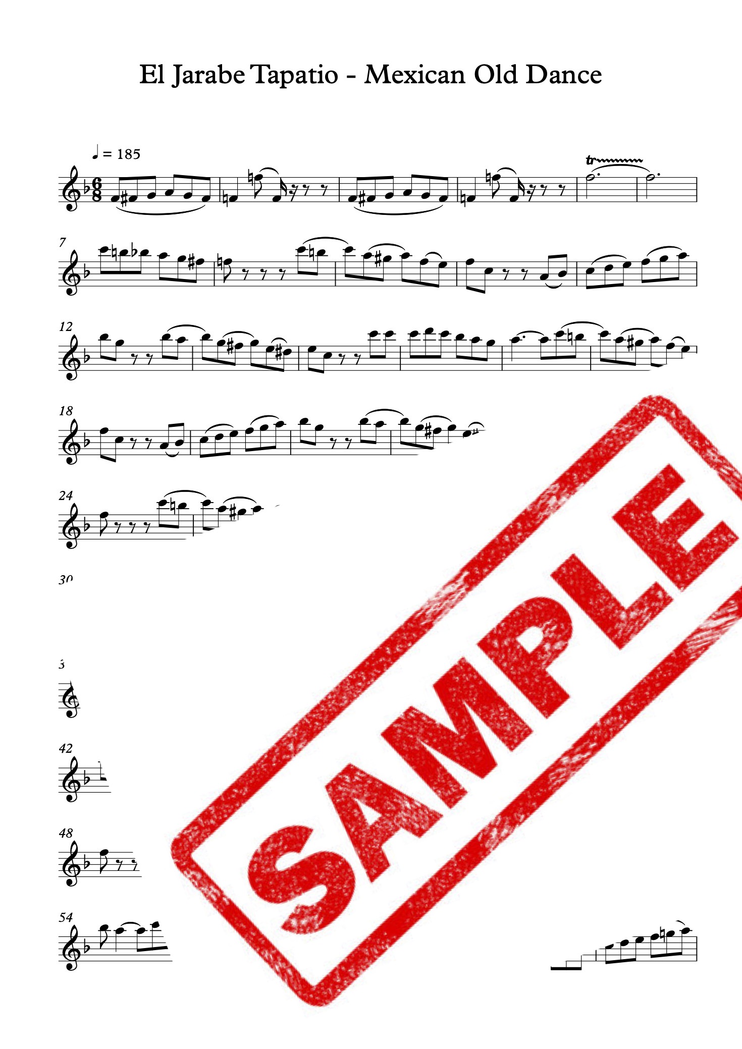 El Jarabe Tapatio - Mexican Dance for Violin