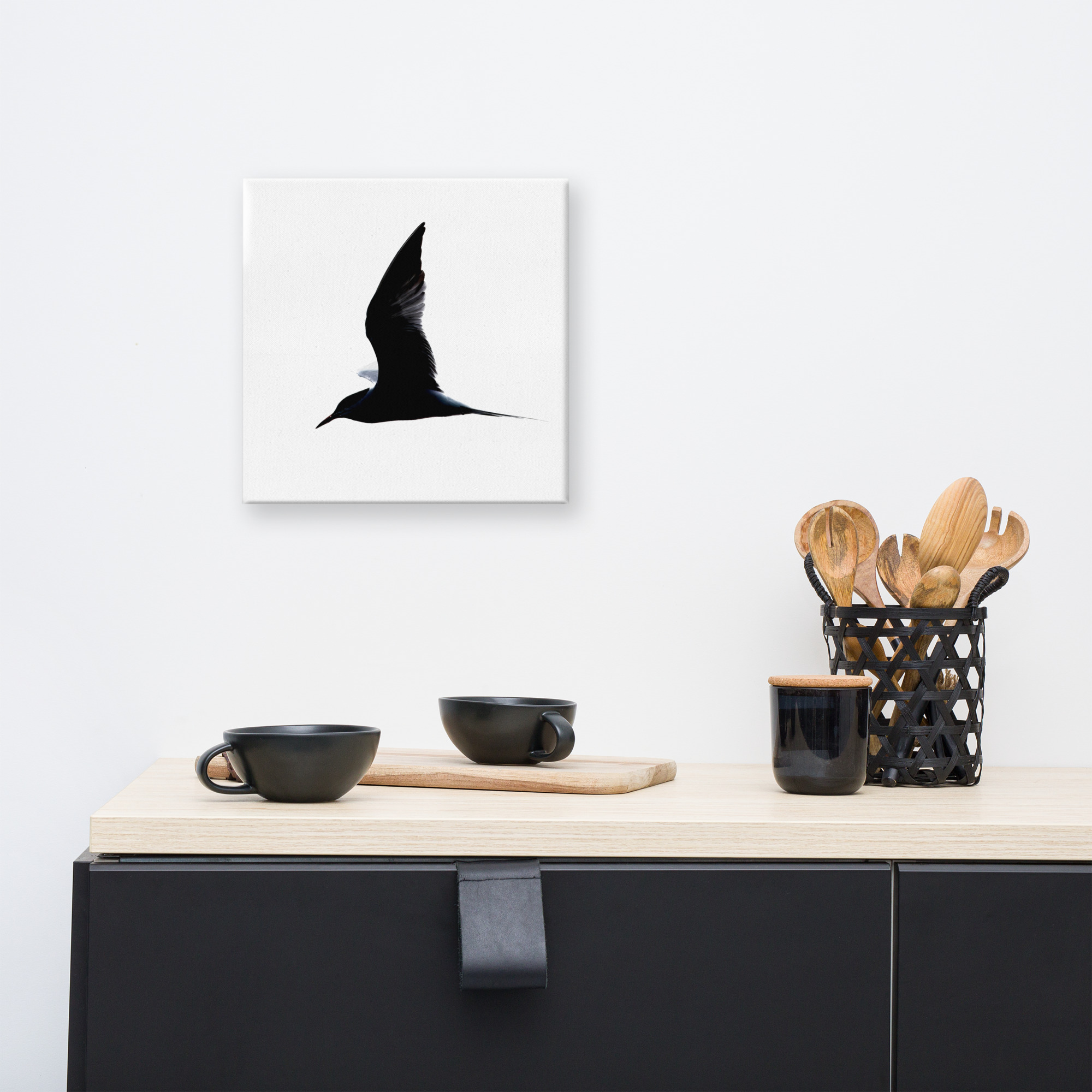 Tern Silhouette Canvas