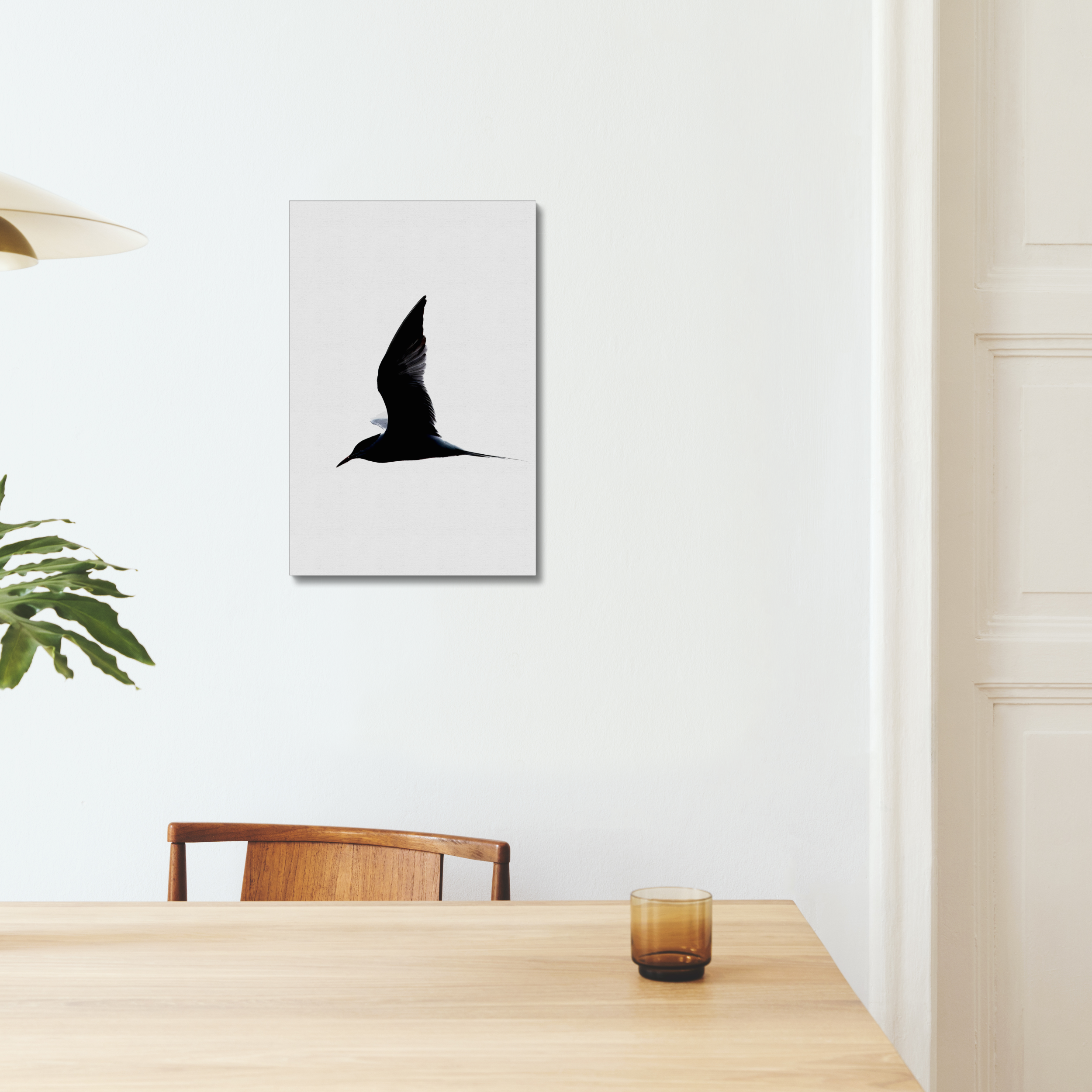 Tern Silhouette Canvas