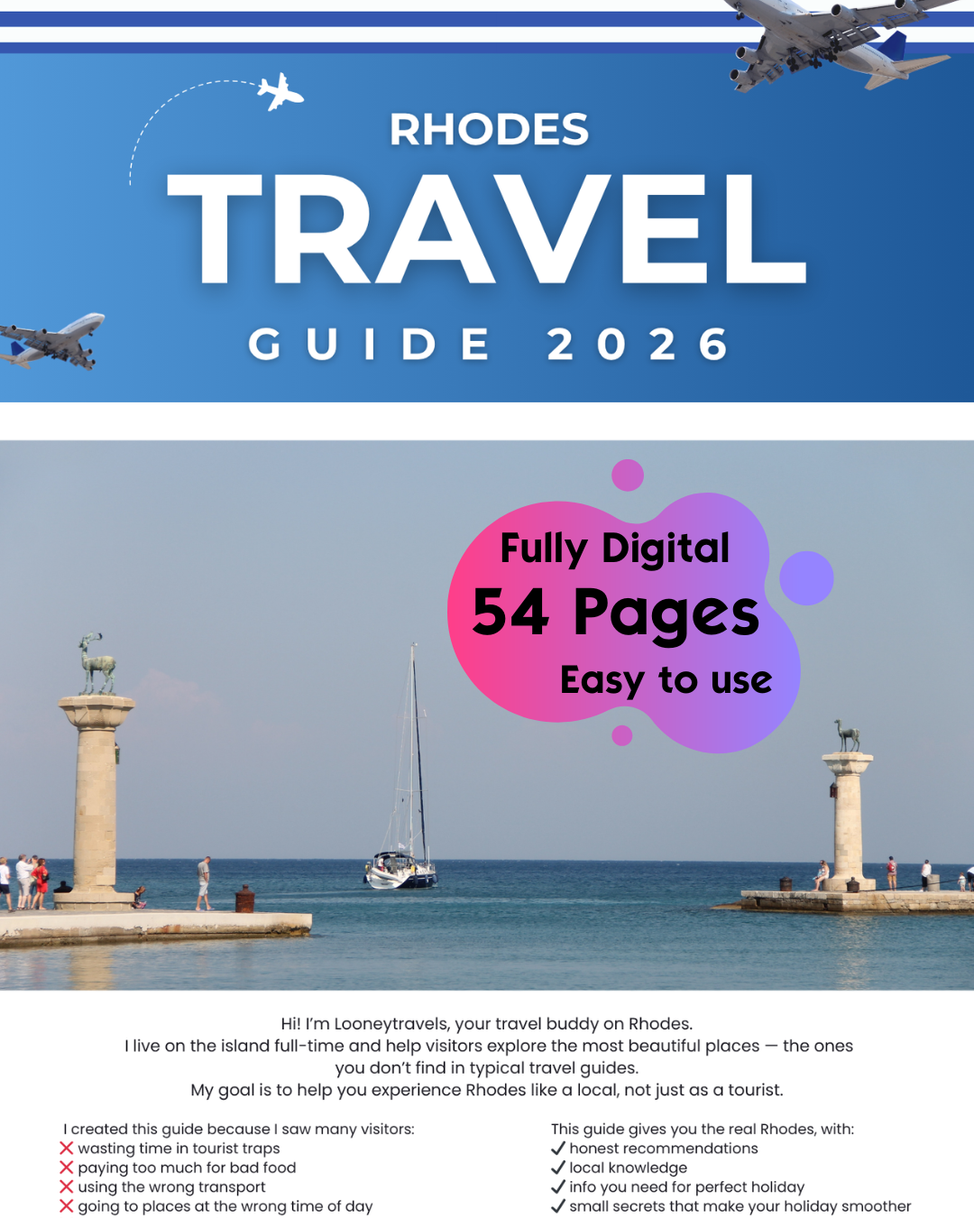Rhodes Greece Digital Travel Guide 2026 – Insider Tips, Itineraries & Hidden Gems