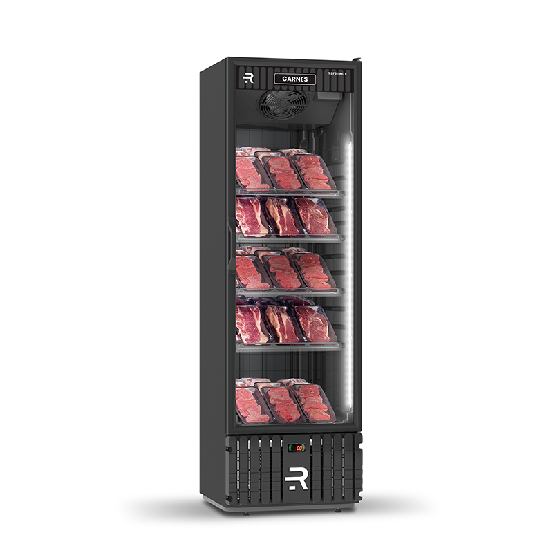 Visa Cooler Carnes 400L Porta de Vidro
