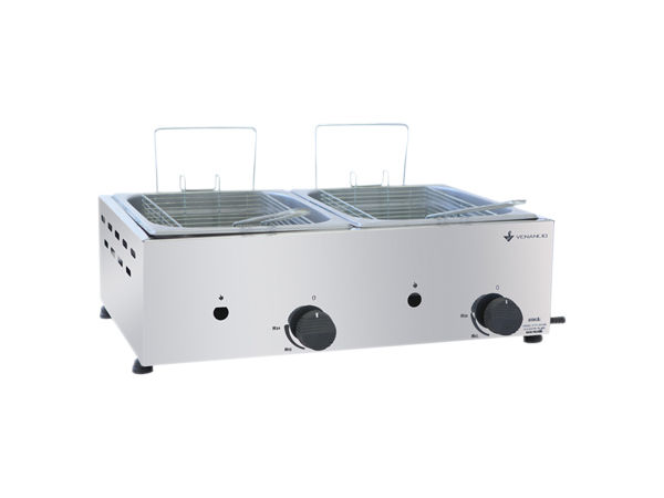 Fritador Gás Óleo 2 cubas 1/2