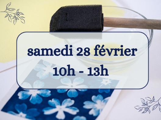 Atelier initiation - Samedi 28 février - 10h-13h
