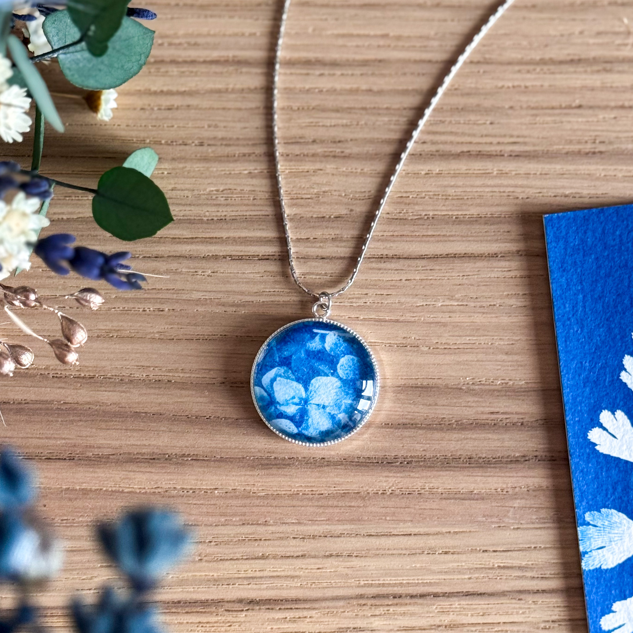 Collier « Hortensia »