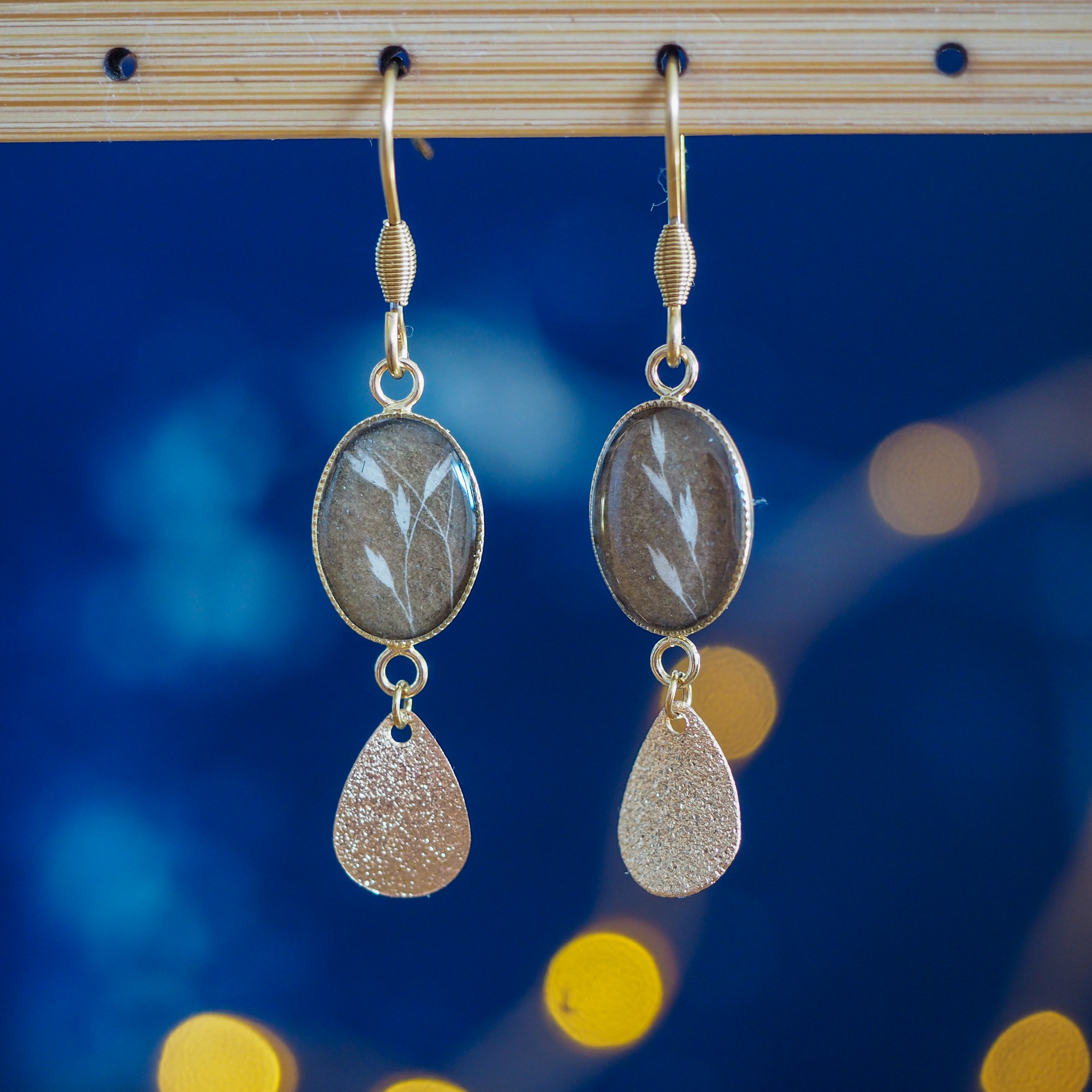 Boucles d’oreilles « Au Soleil Couchant »
