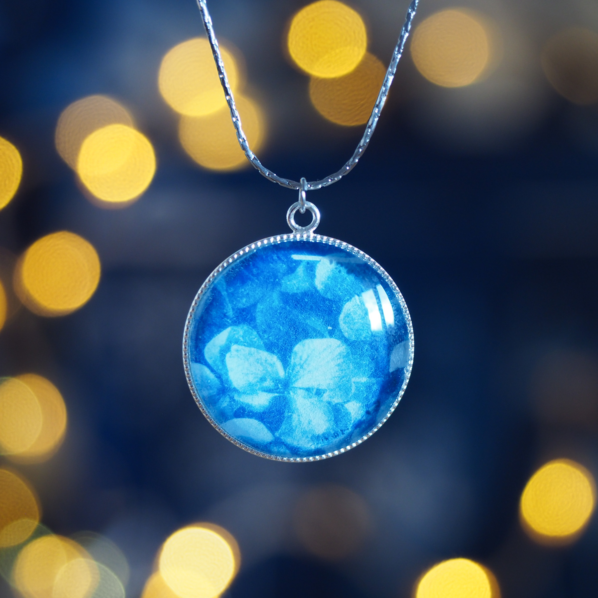 Collier « Hortensia »