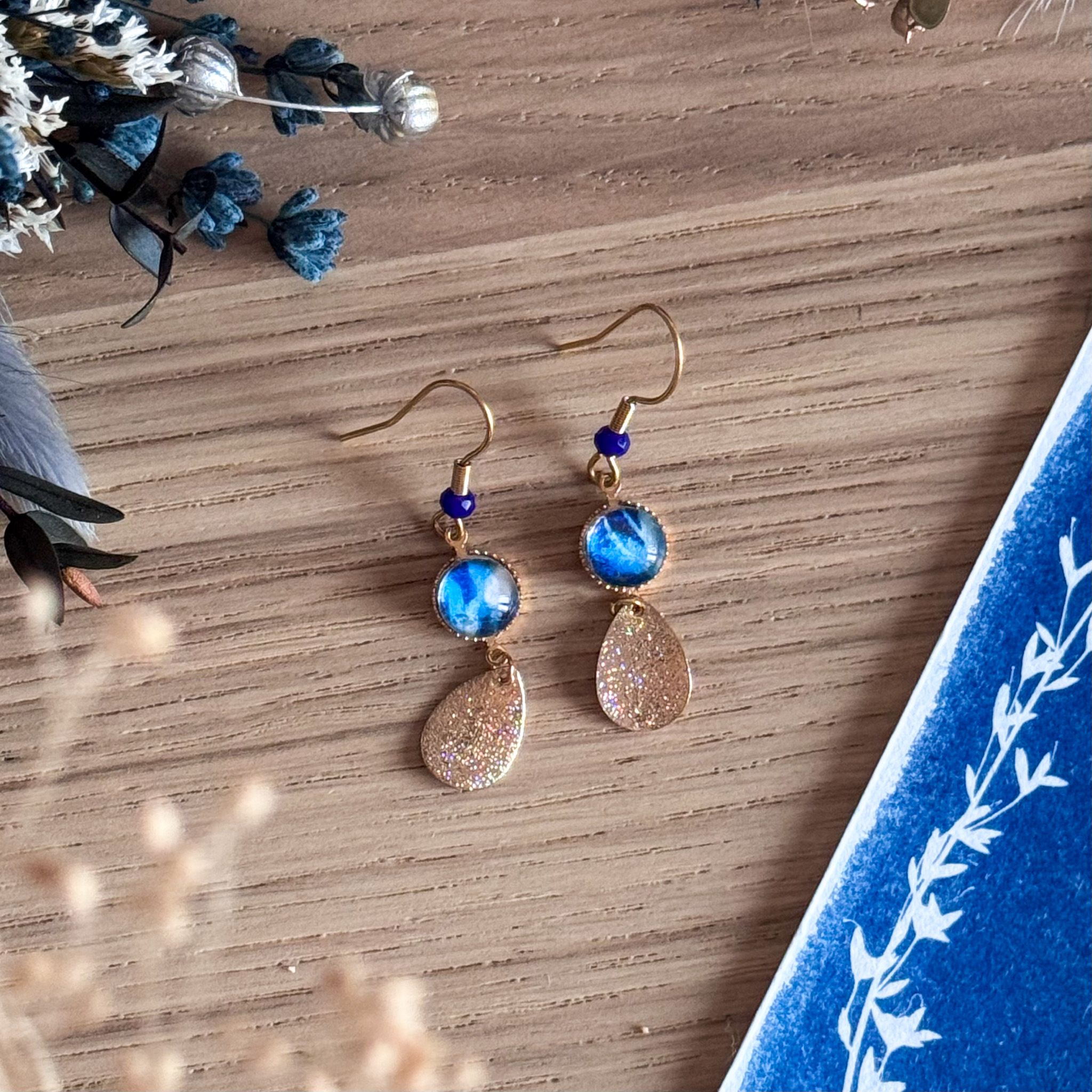 Boucles d’oreilles « Feuillage »