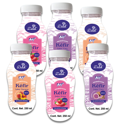 Kéfir Dalúh Sabores a Elegir de 250 ml (Paquete 6 pzas)
