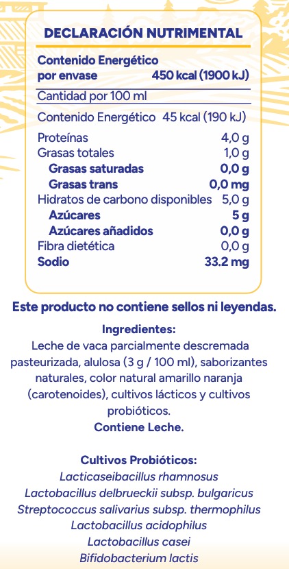 Kéfir Dalúh Sabor Mango 1L