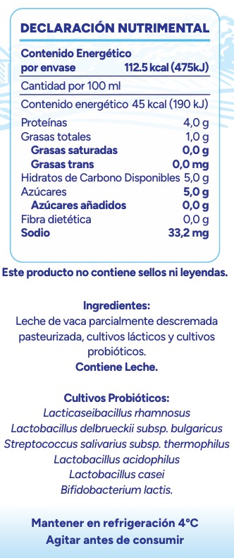 Kéfir Dalúh Natural 250 ml (Paquete con 6 piezas)