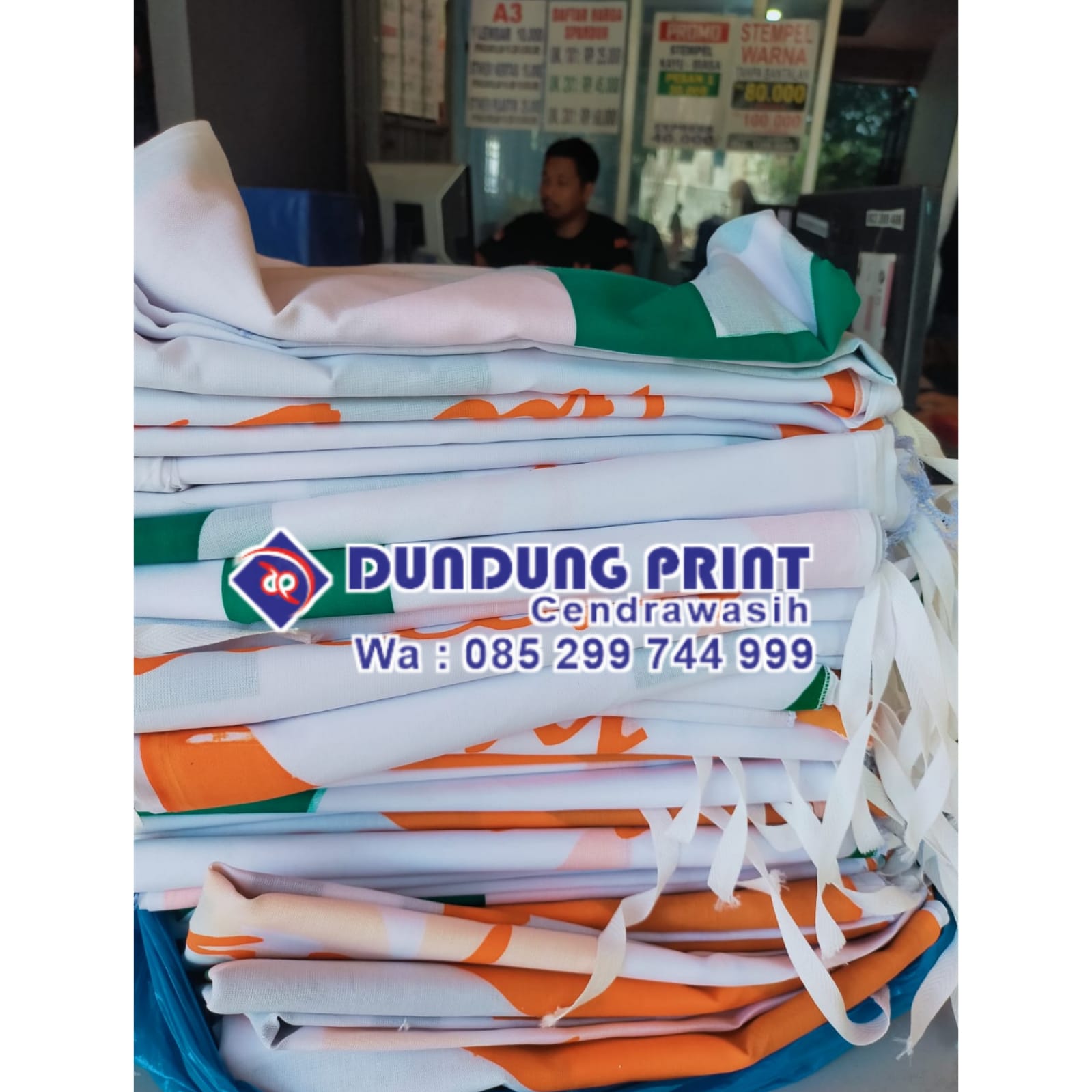 Jasa Cetak Bandera Kain