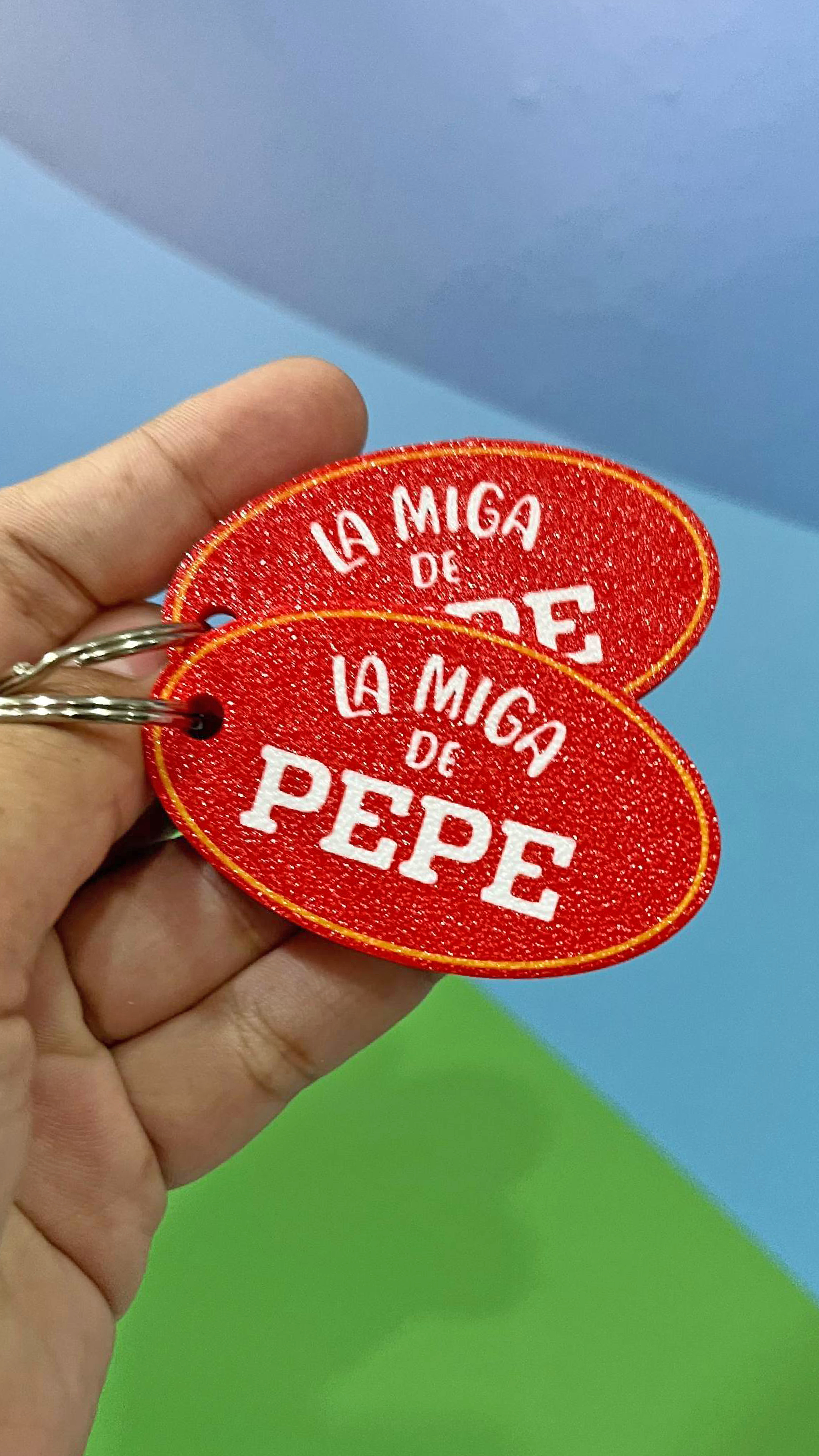 La Miga de Pepe Keychain