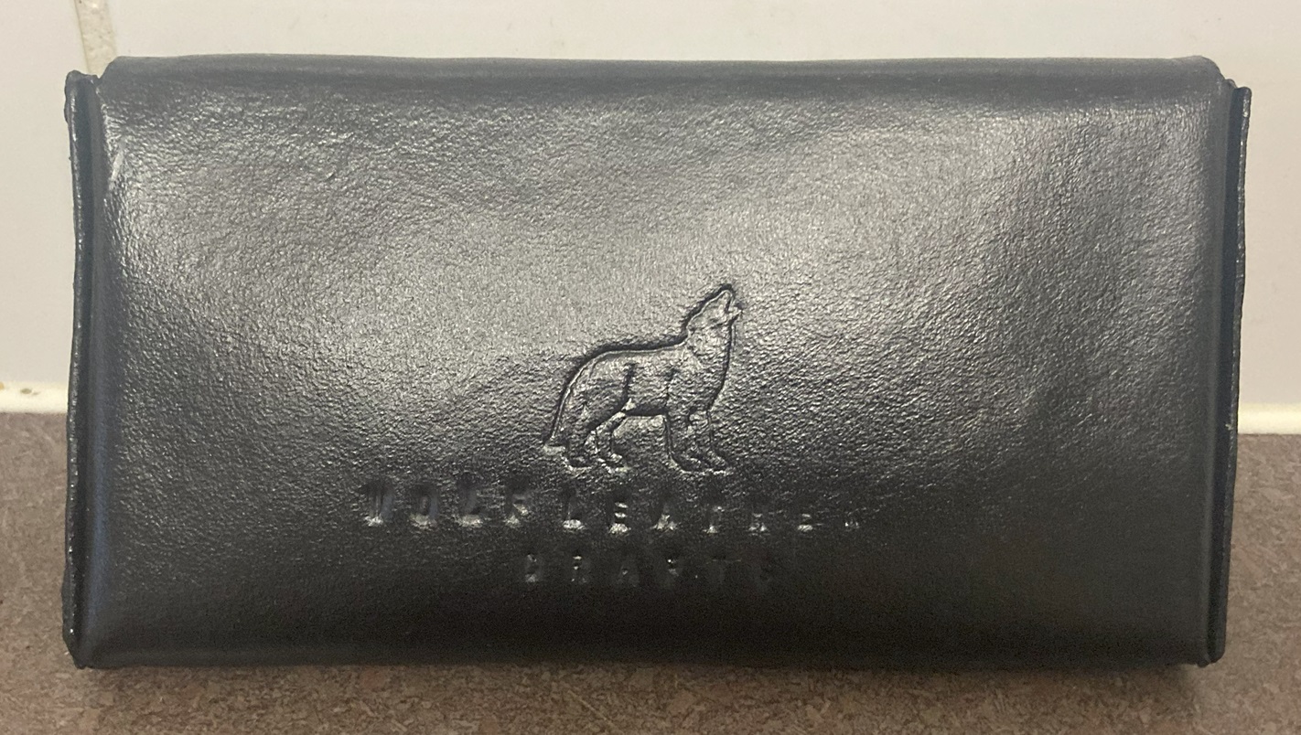 Tobacco Pouch Basic Firm Leather Black