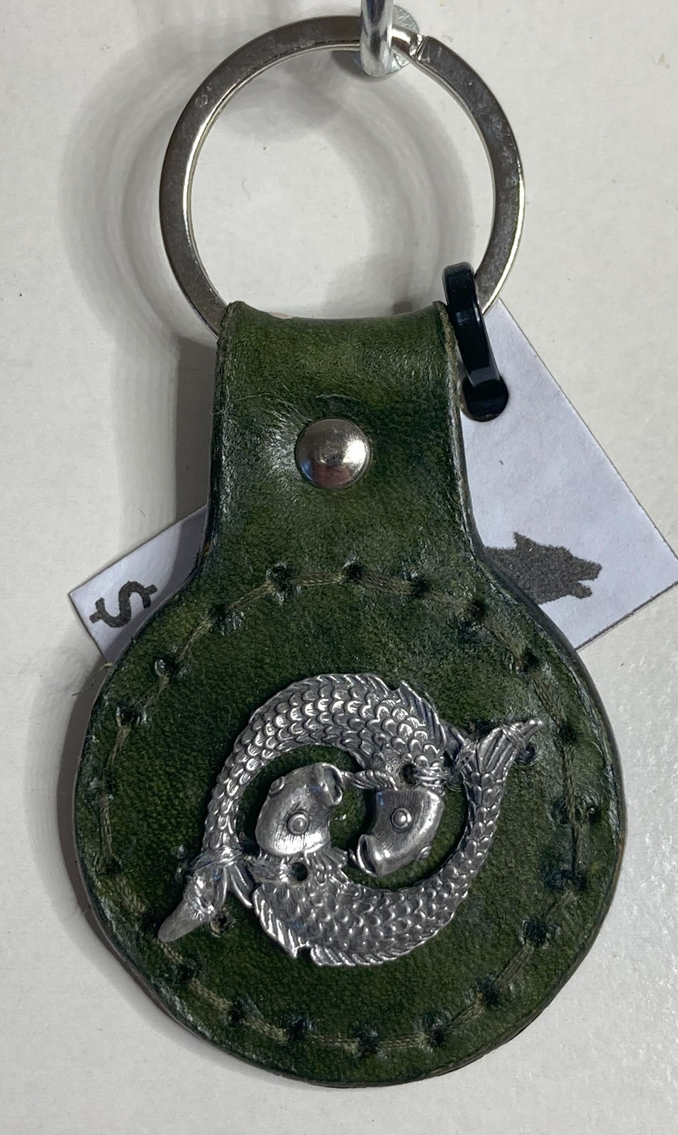 Koi Fish Adorned Key ring/fob