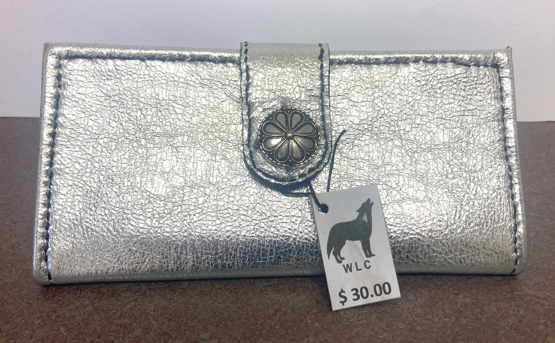Silver Metallic Purse