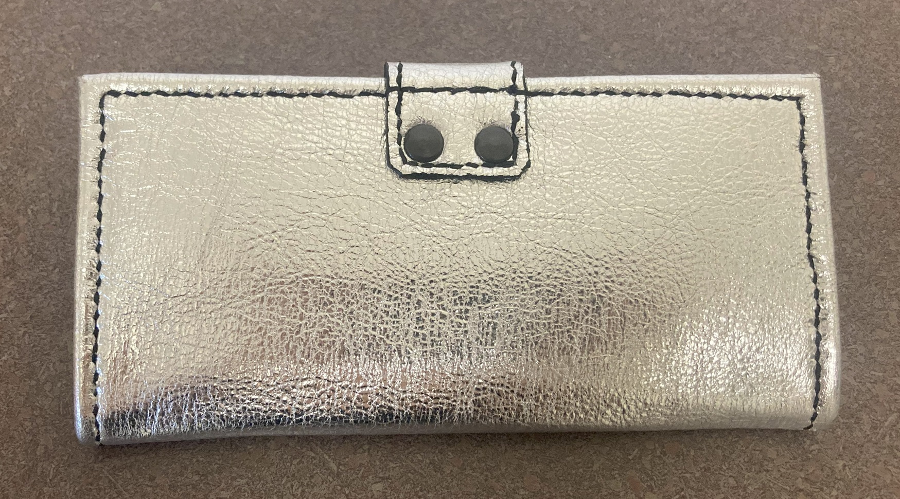 Silver Metallic Purse