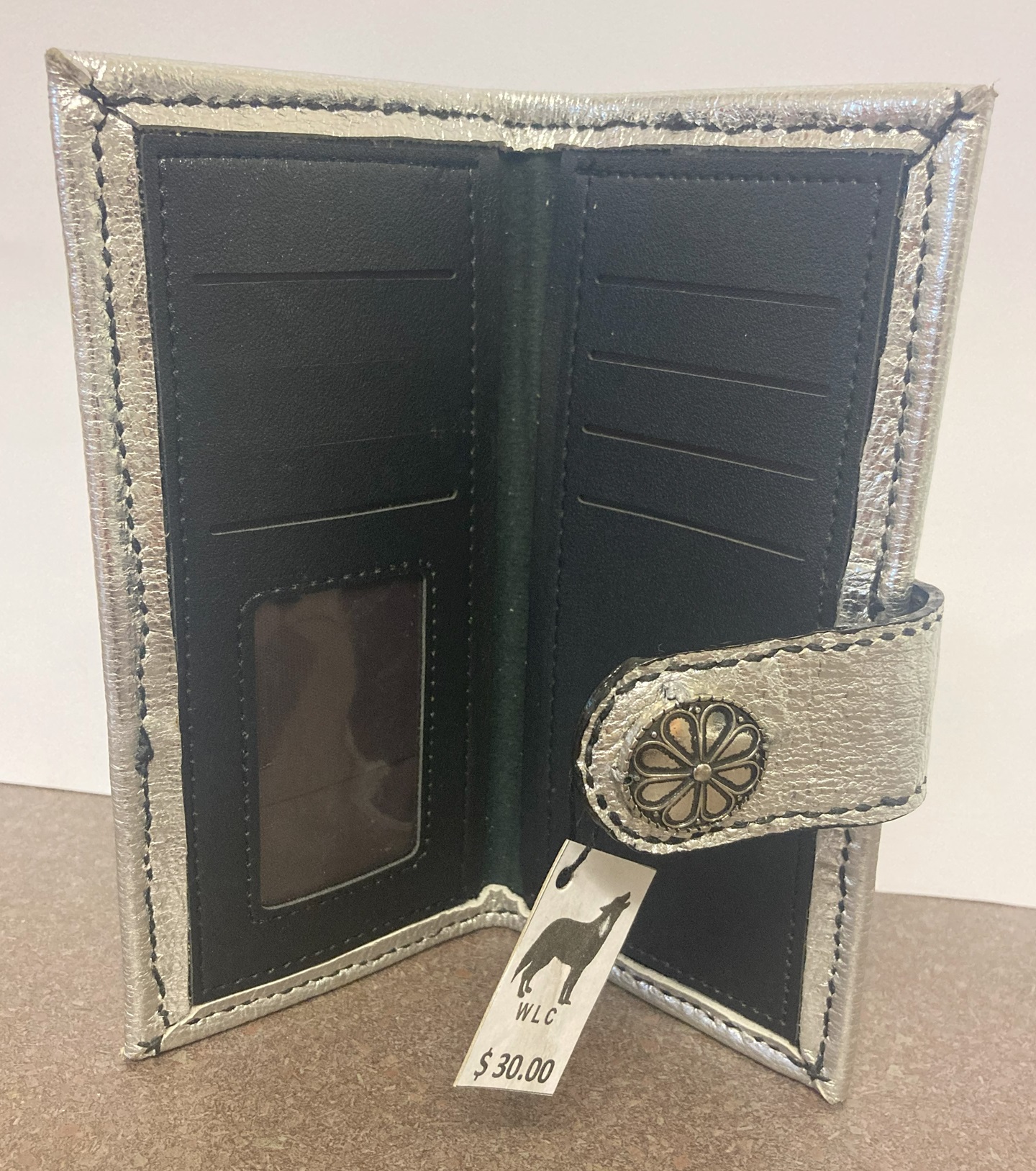 Silver Metallic Purse