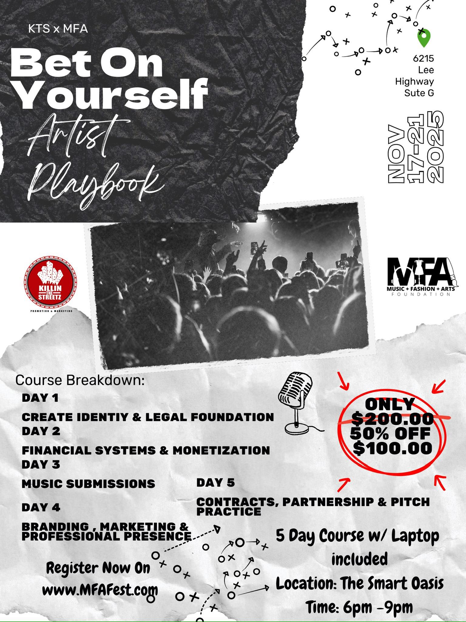 BET ON YOURSELF - Artist Playbook