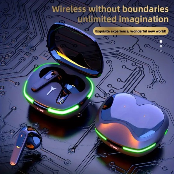 Pro60 Wireless Headset HiFi Stereo Music Headphone With Mic Sports In-Ear Earbud Super Long Battery Life For Android/IOS
