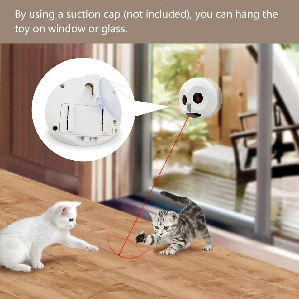 OWL Interactive Laser Cat Toy, Infrared Automated Dual-Time Setting