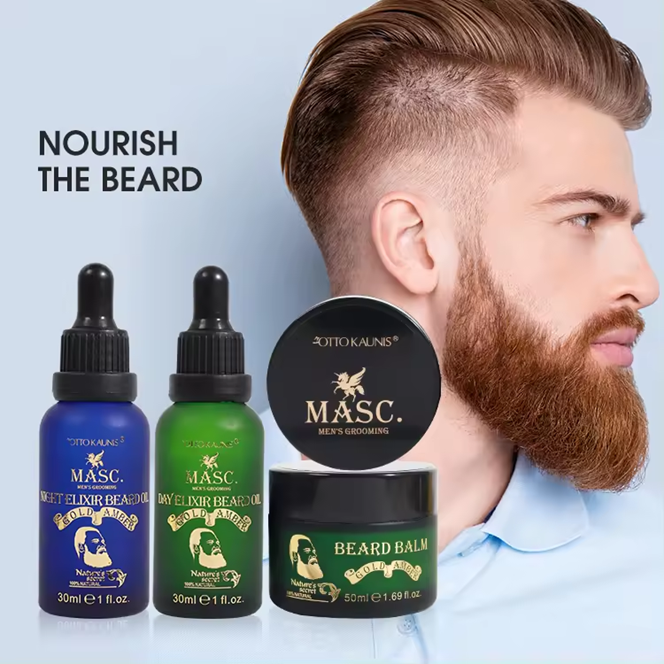 Men's Beard Grooming Kit 100% Natural