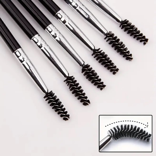 6-Piece Dual-Ended Eyebrow Brush Set