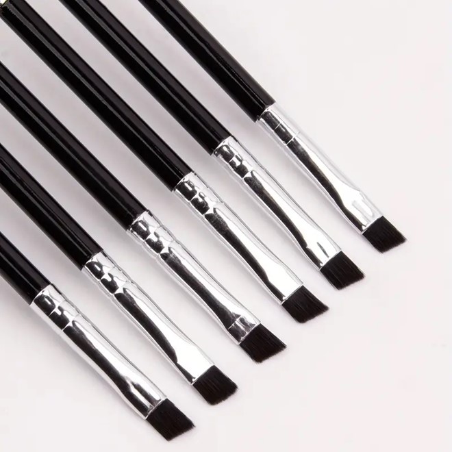 6-Piece Dual-Ended Eyebrow Brush Set