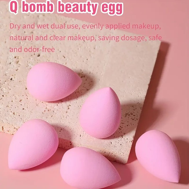 50-Piece Multifunctional Mini Water Drop Beauty Sponges