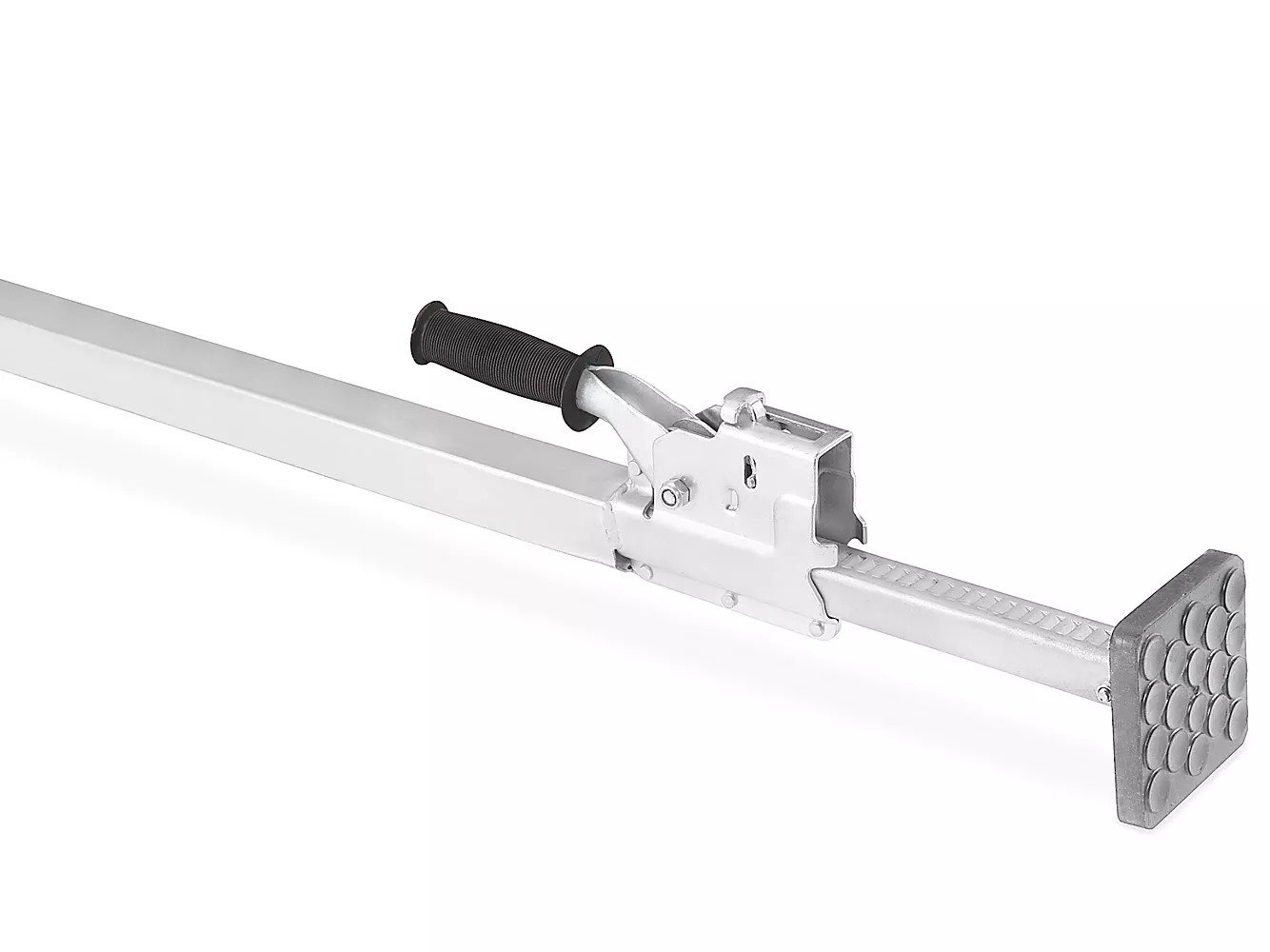 Aluminum Lever Lock Load Bar - Rubber Ends, 89-104"