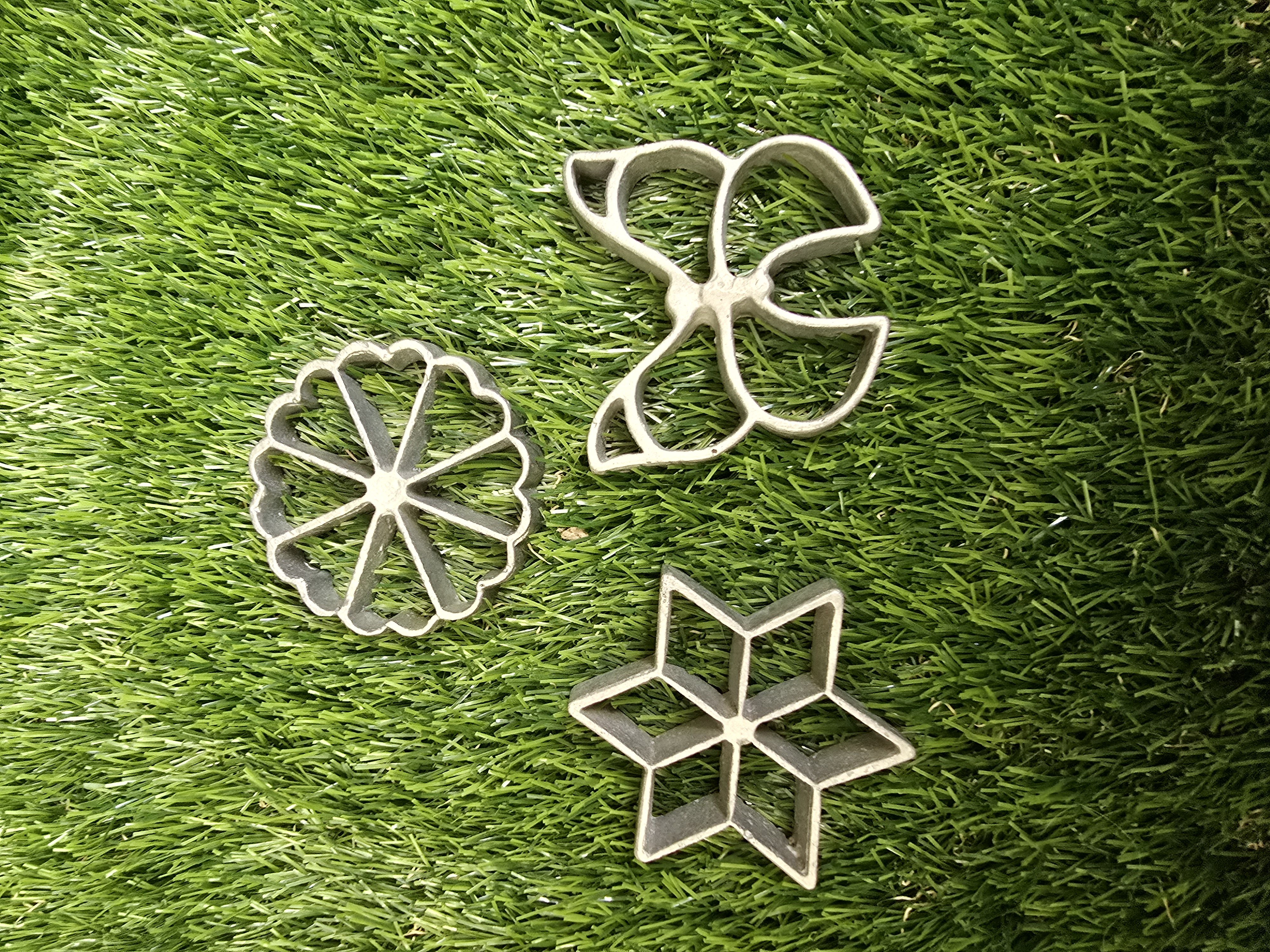 Senovinių žagarėlių formelių komplektas (be kotelių)