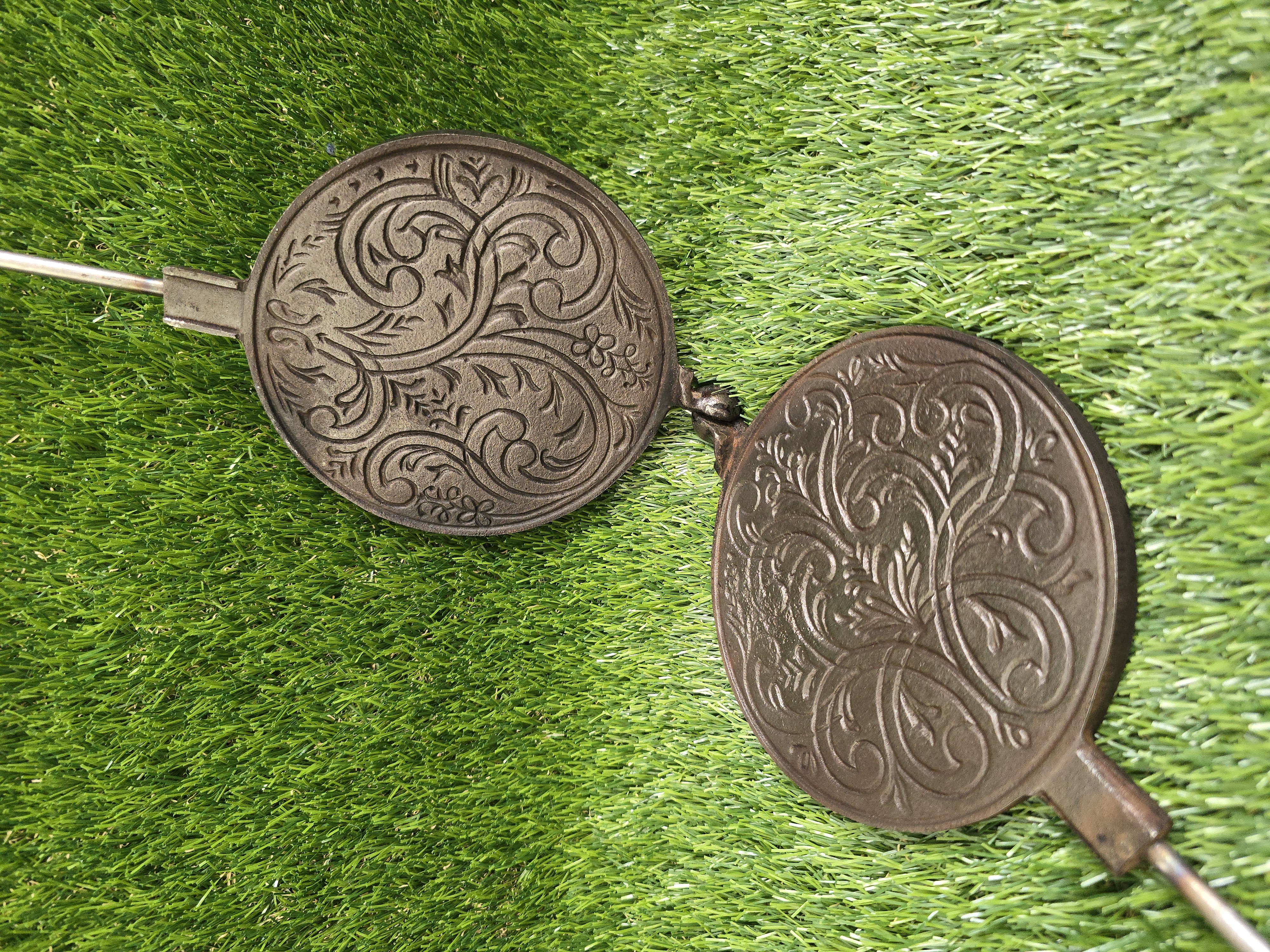 Plonų vaflių keptuvė