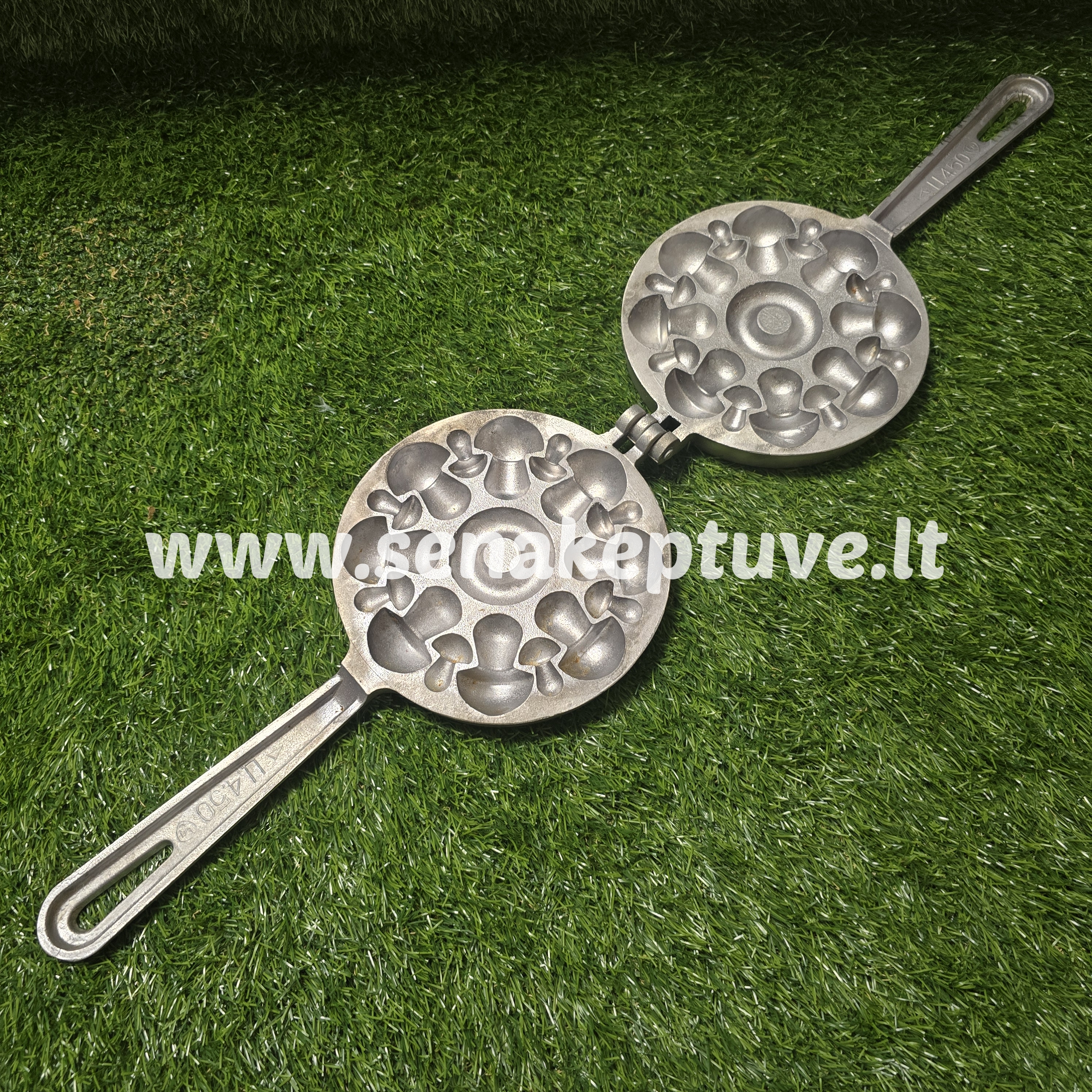 Senovinė grybukų keptuvė