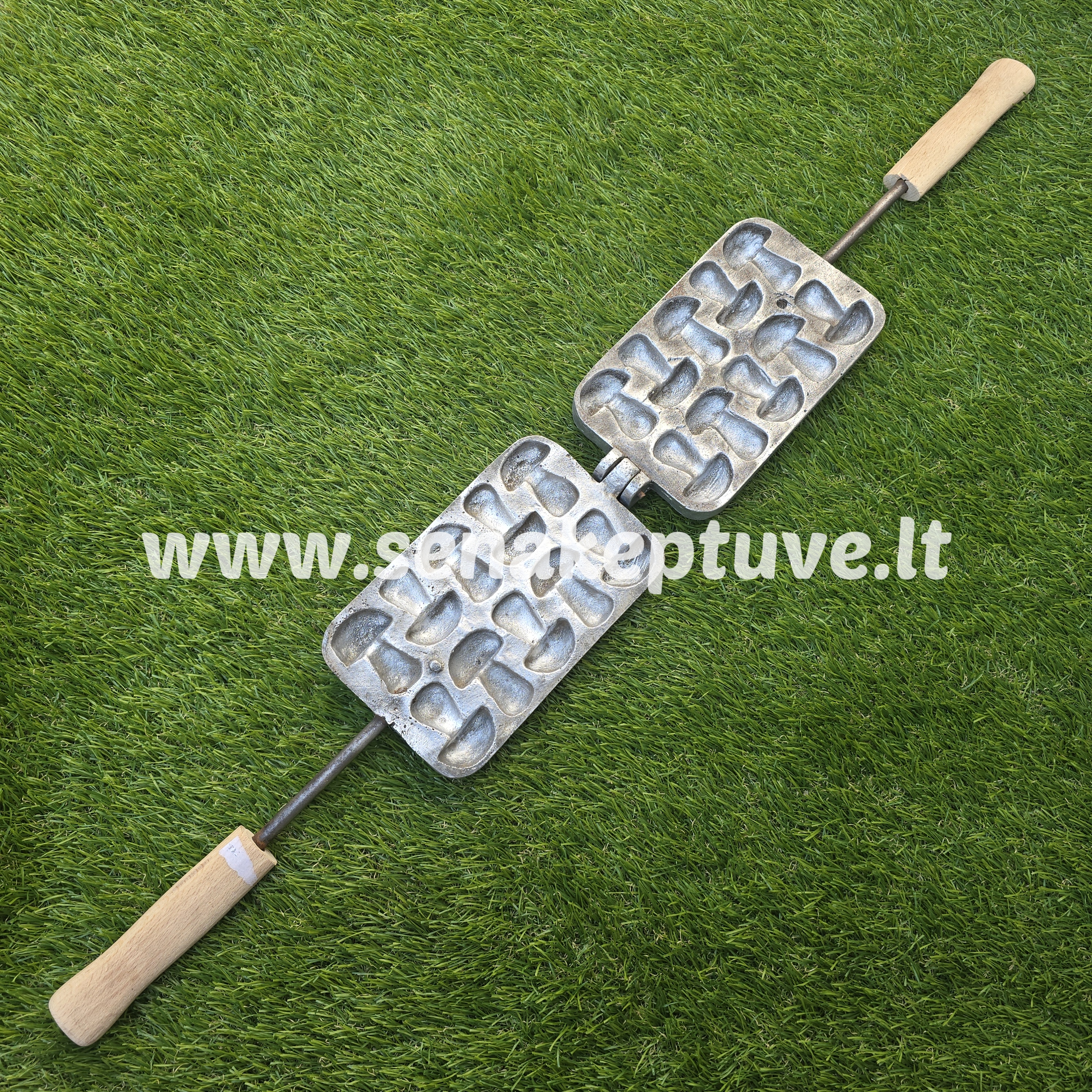 Senovinė grybukų keptuvė