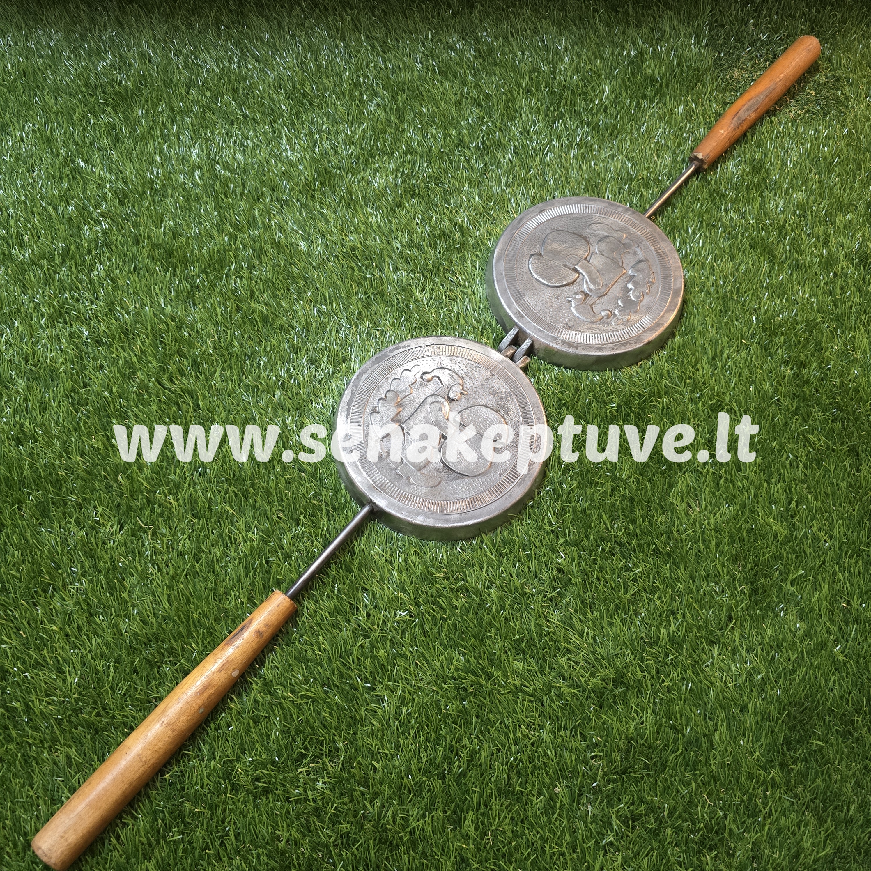 Senovinė grybukų keptuvė