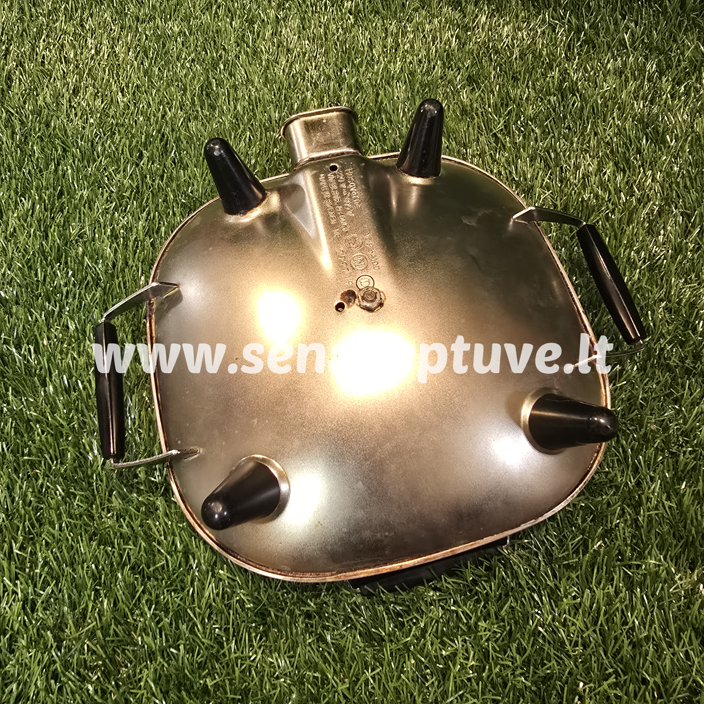 Senovinė elektrinė čirvinių blynų keptuvė Husqvarna su laidu (klijuota 1 kojytė)