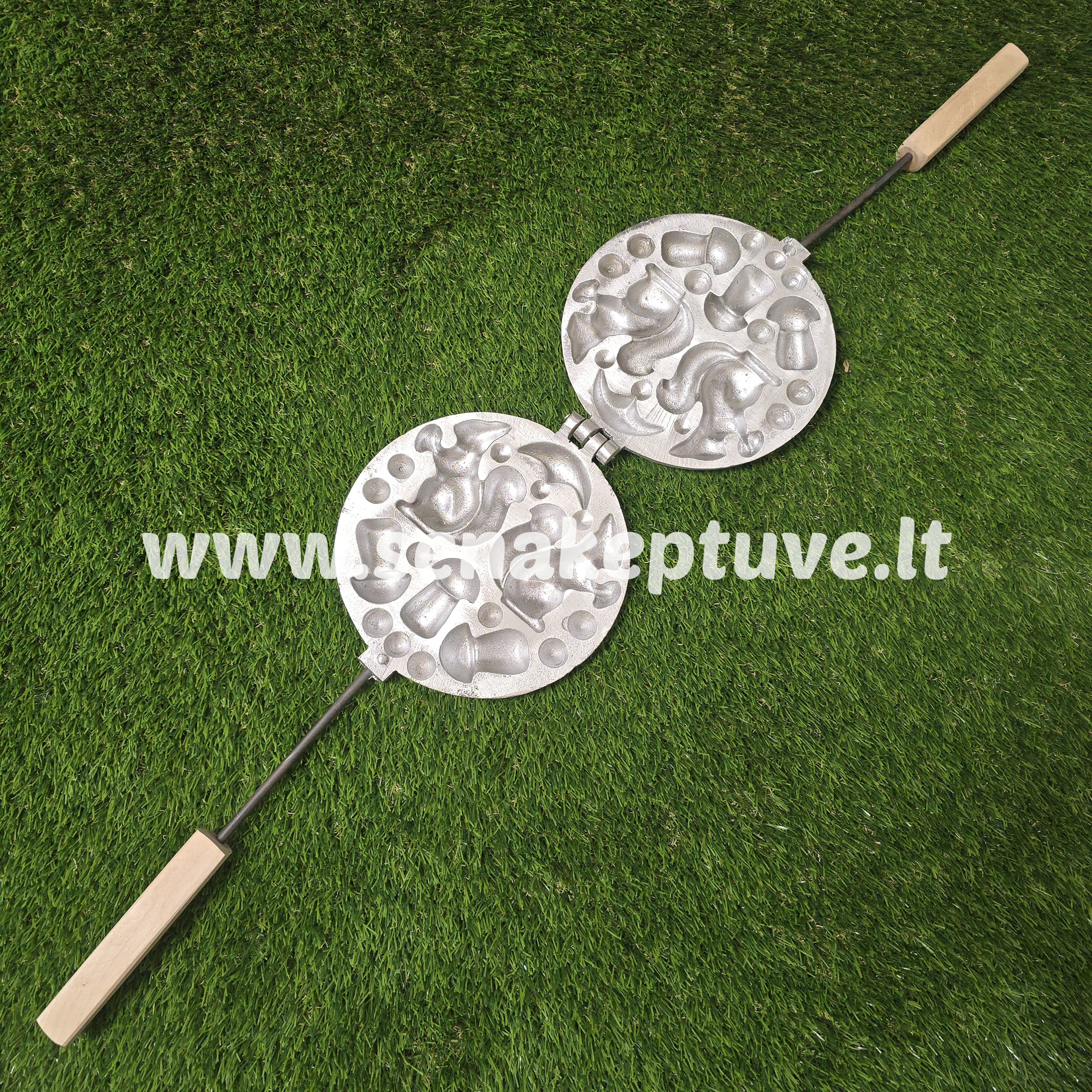 Šiuolaikinė asorti (2 voveraitės ir 3 grybukai) keptuvė