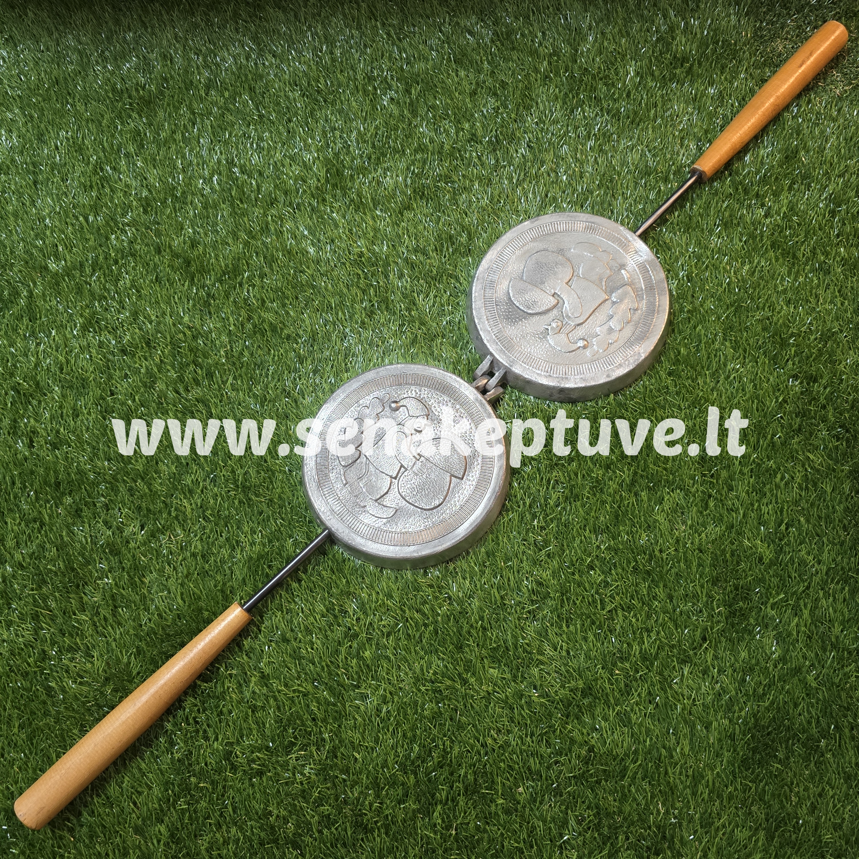 Senovinė grybukų keptuvė