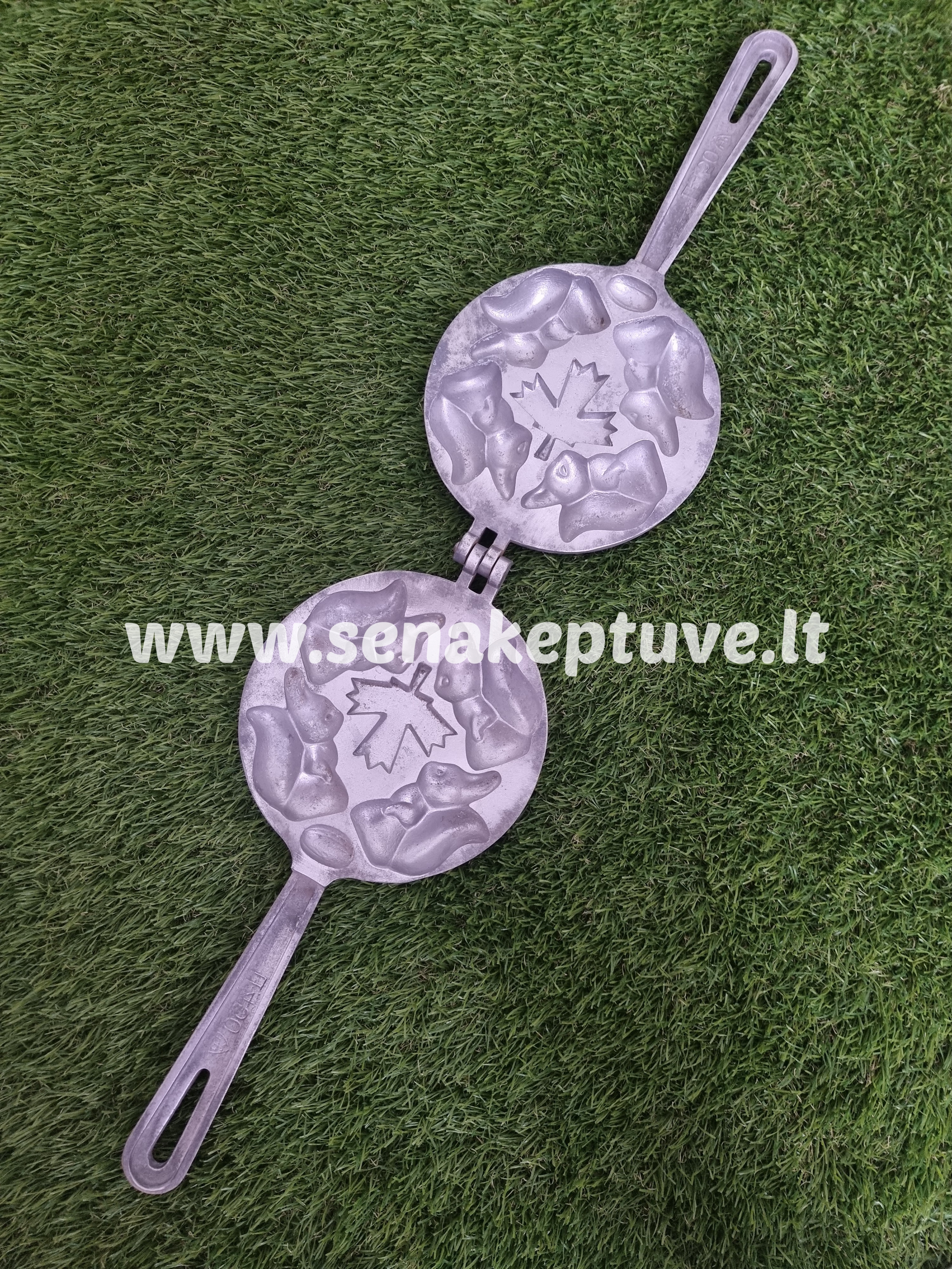 Senovinė voveraičių keptuvė