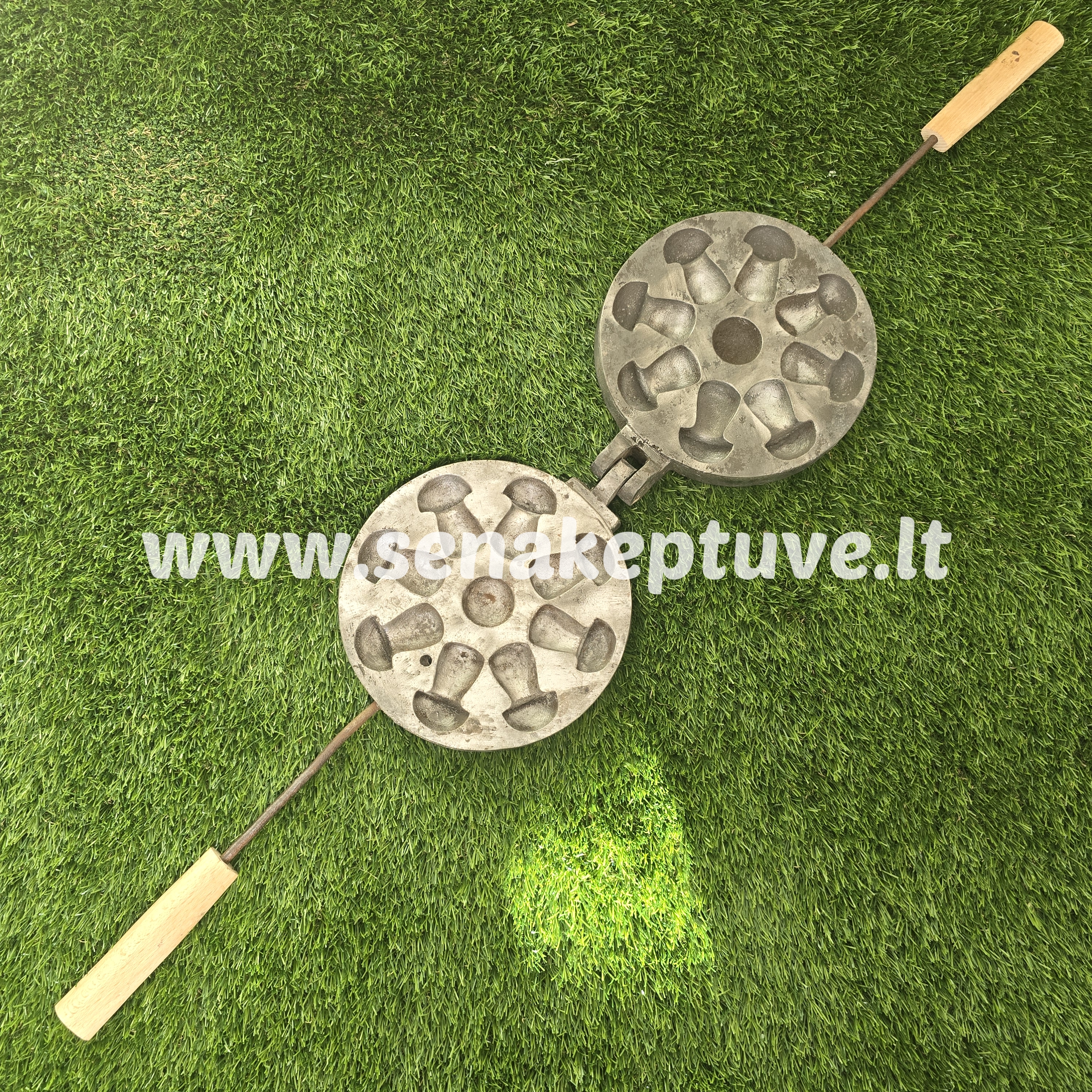 Reta senovinė grybukų keptuvė