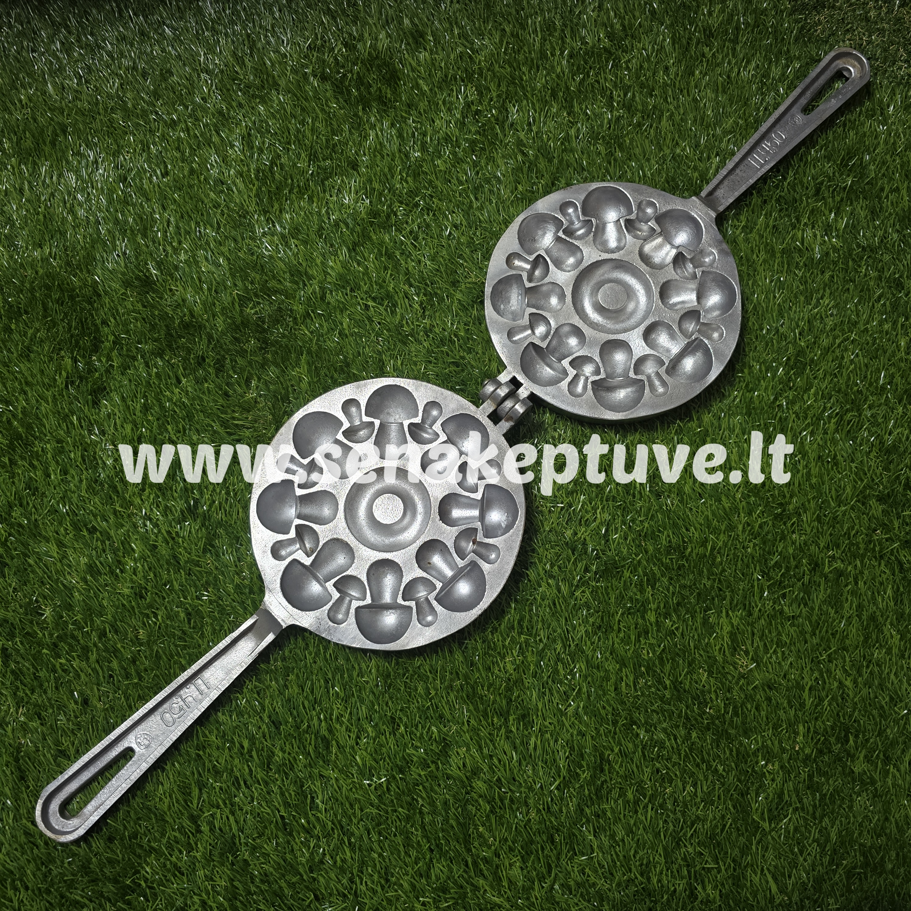 Senovinė grybukų keptuvė