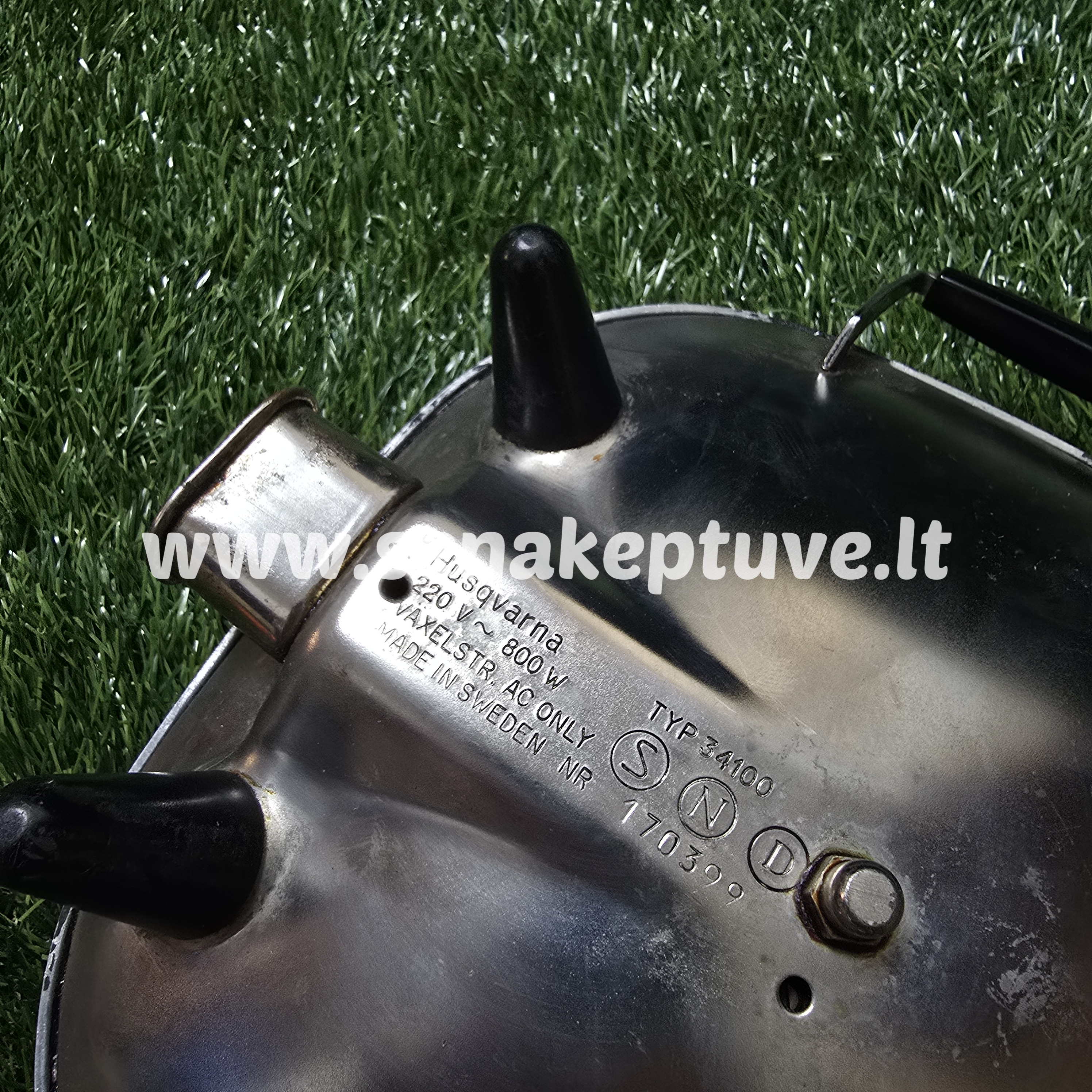 Senovinė elektrinė čirvinių blynų keptuvė Husqvarna su laidu