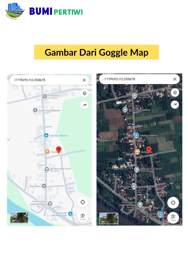 TANAH PEKARANGAN JUWET NGRONGGOT DIJUAL